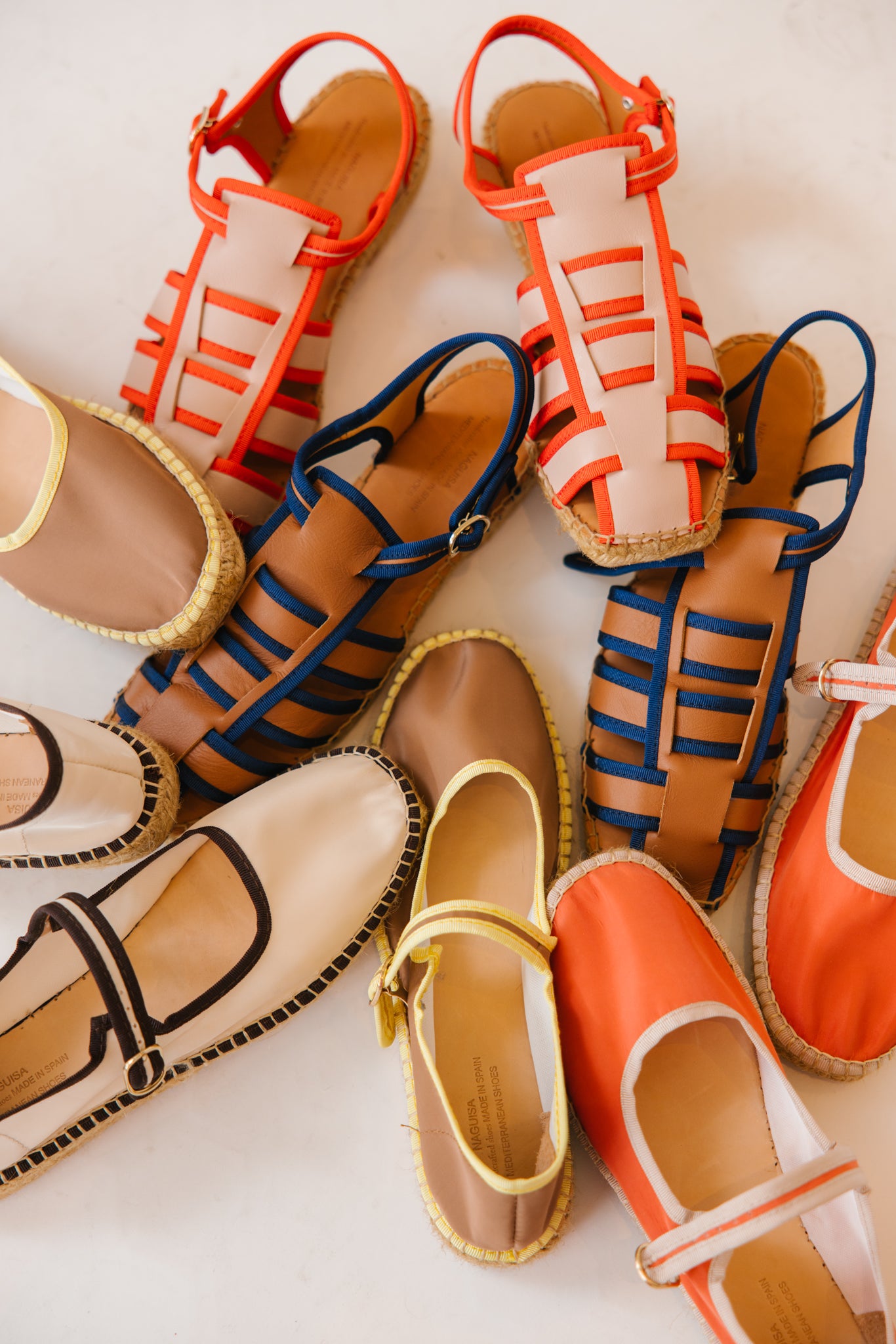 Naguisa Peonía Espedrille - Brick/Ecru