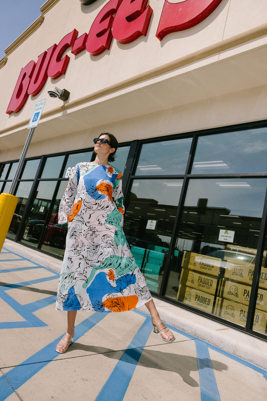 Marimekko Fluidi Blombom Dress