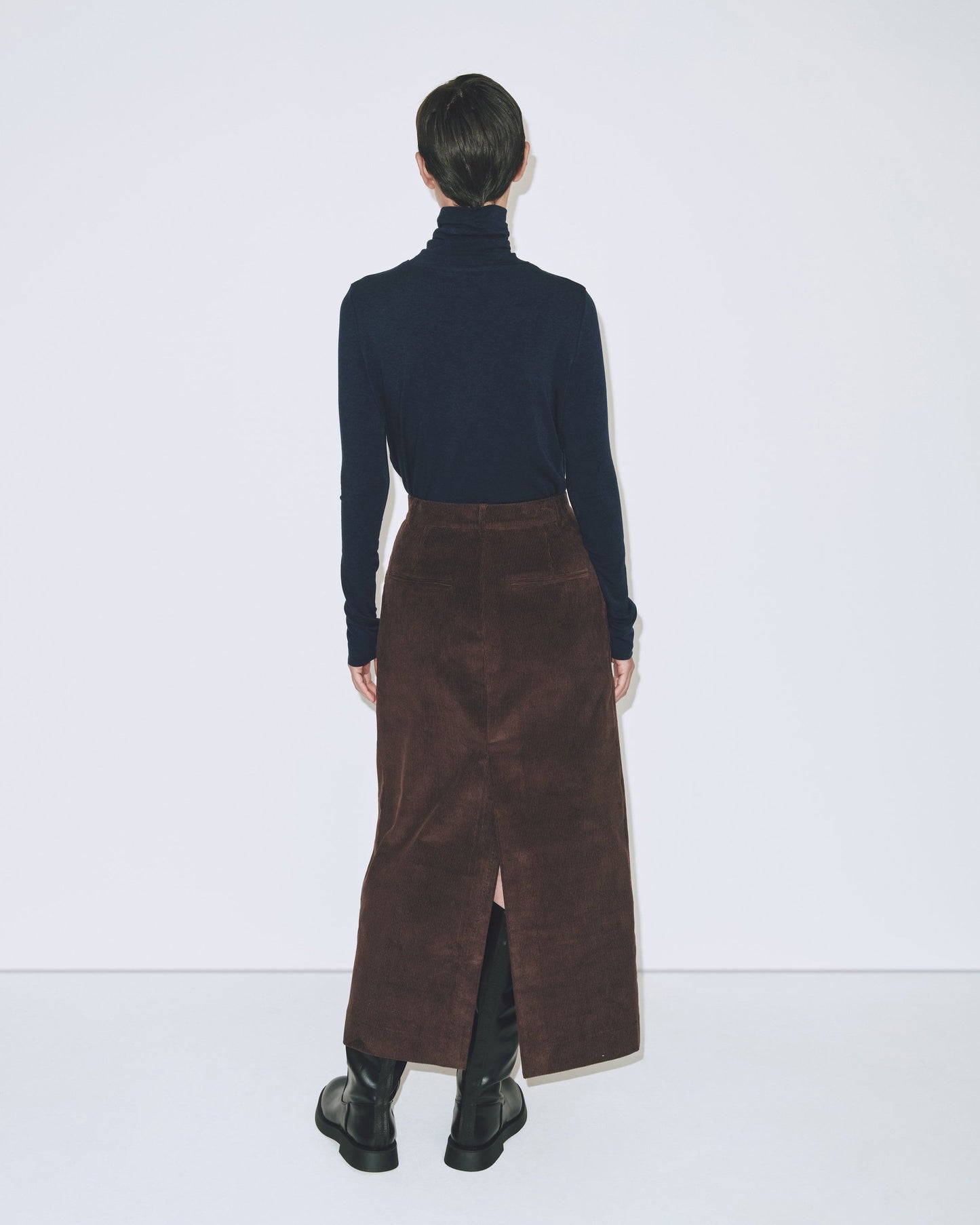 Mijeong Park Roll Neck Jersey - Navy