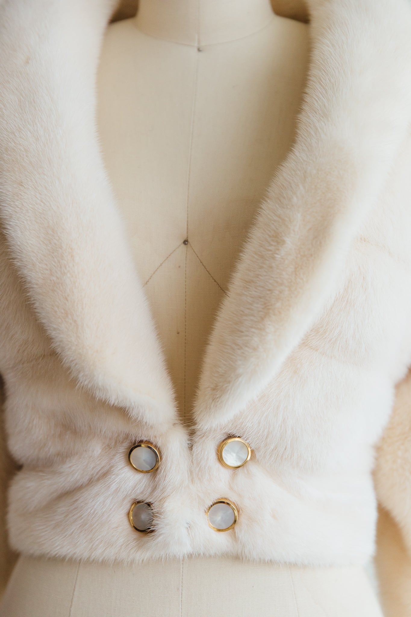 Furs By Carleton's Cropped White Fur