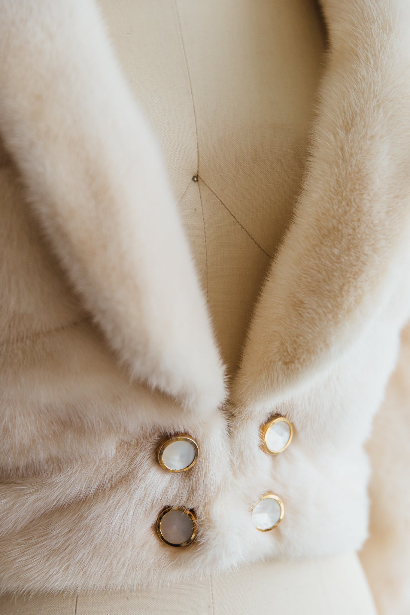 Furs By Carleton's Cropped White Fur