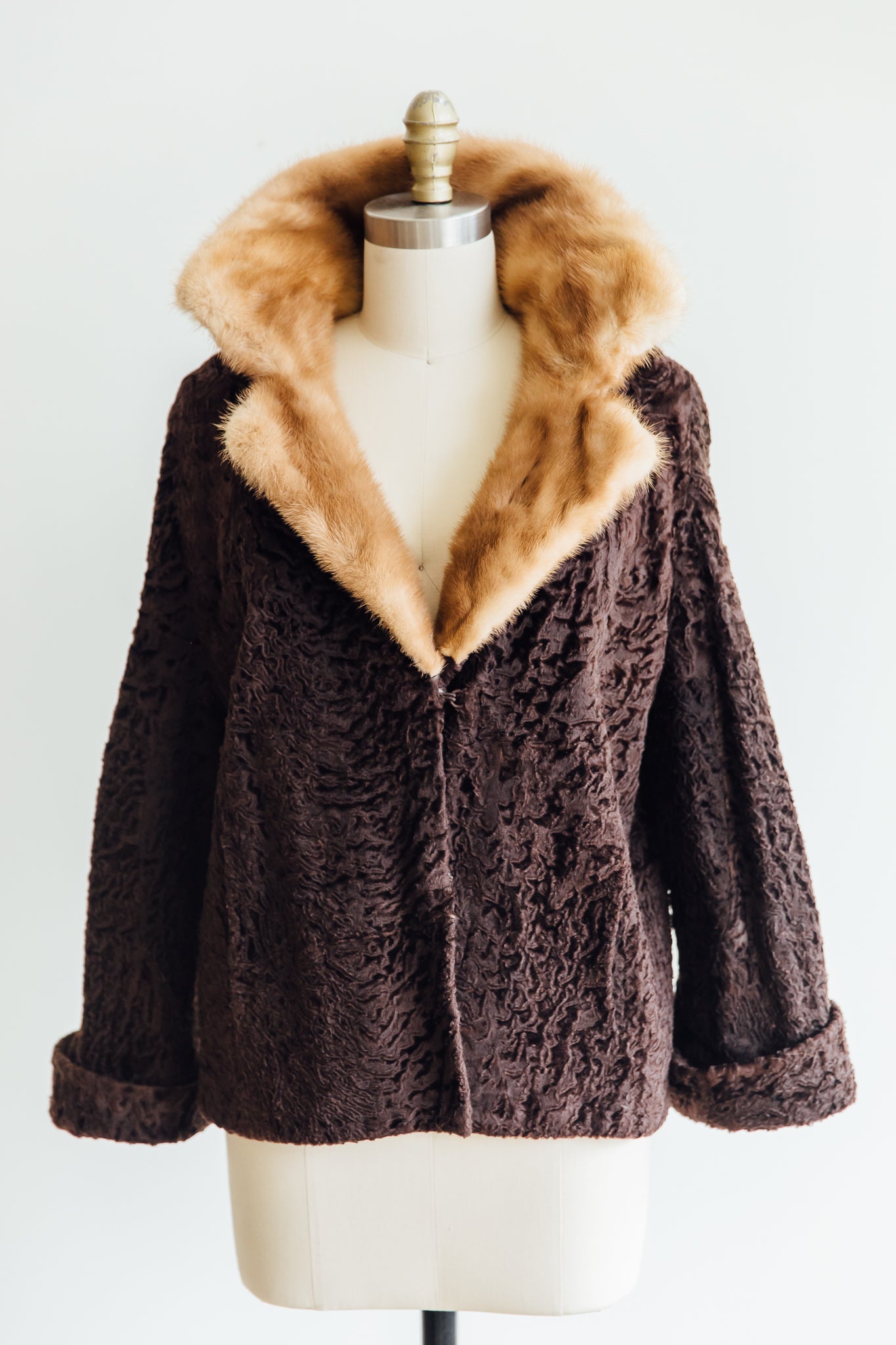 Cownie Persian Lamb & Mink Jacket