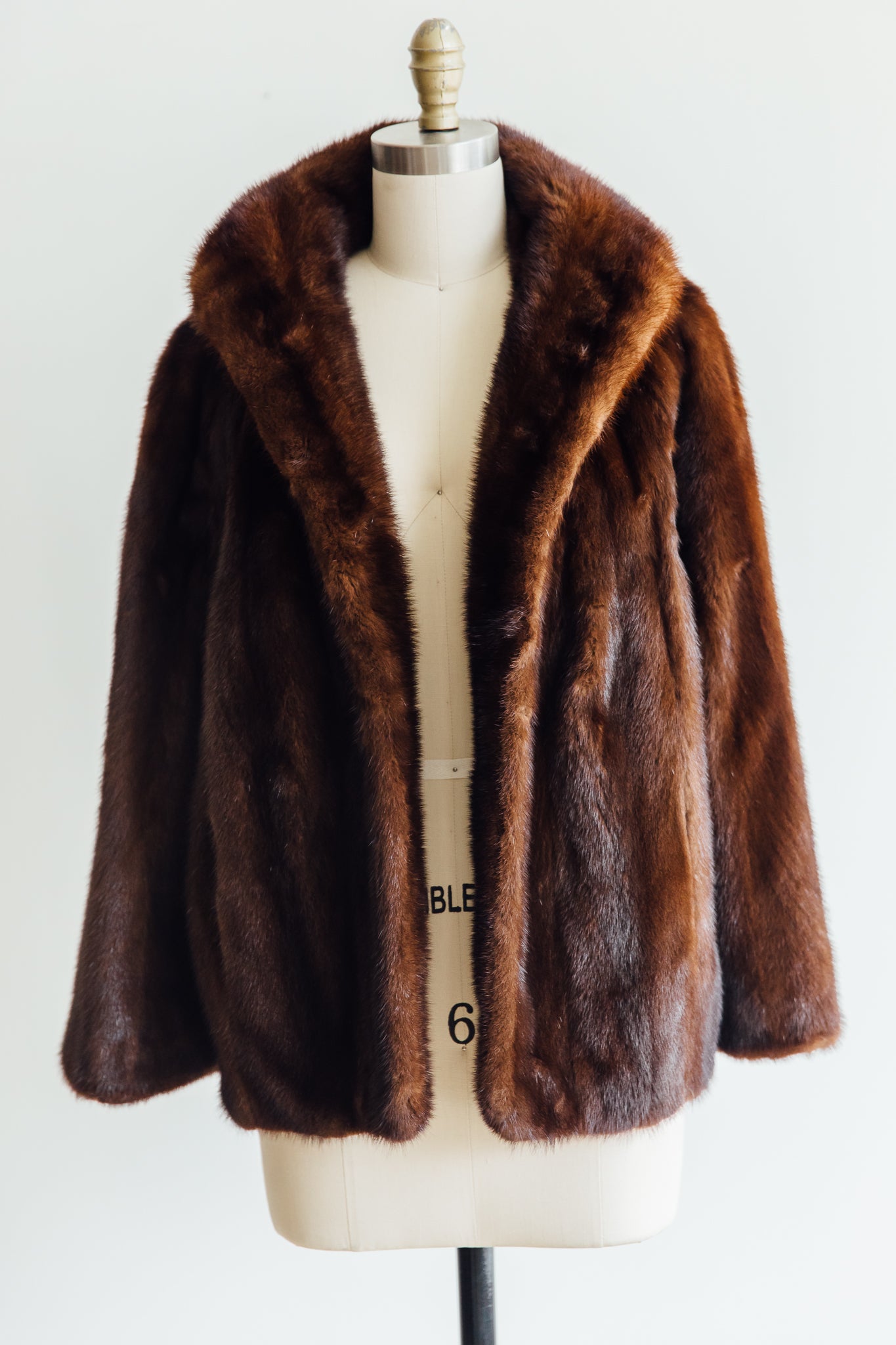 Umpa Chocolate Mink Fur Coat