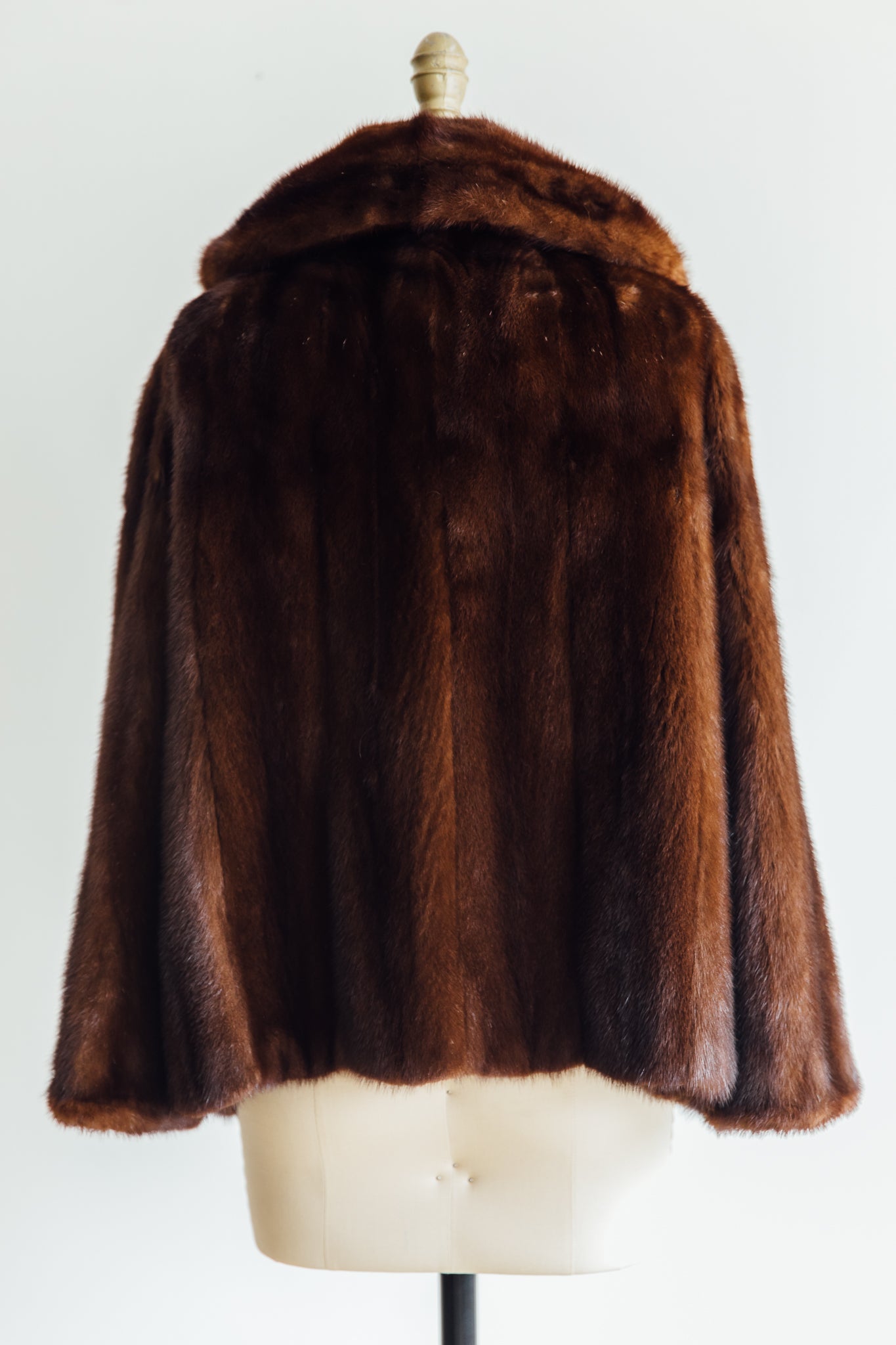 Umpa Chocolate Mink Fur Coat