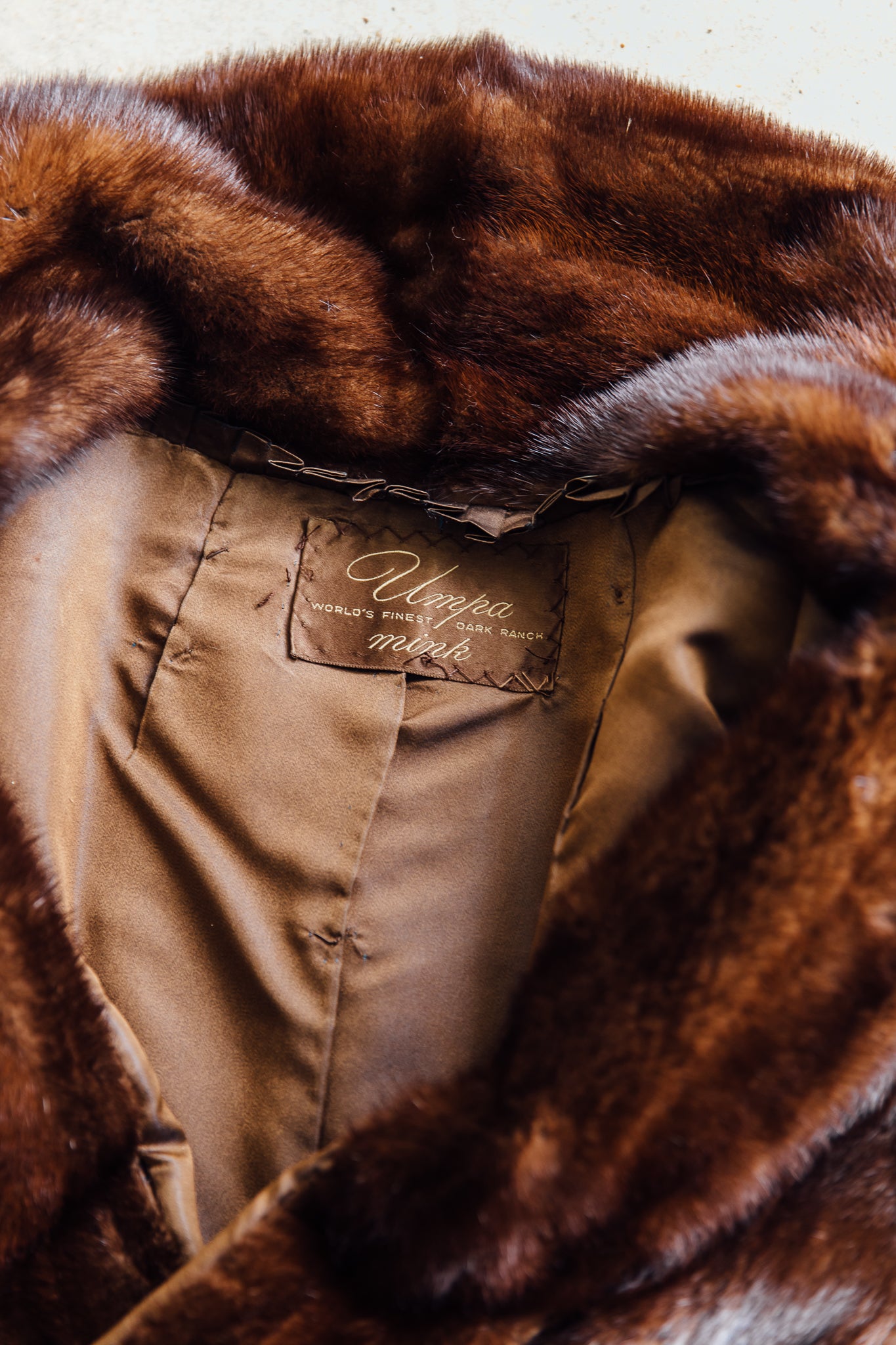 Umpa Chocolate Mink Fur Coat