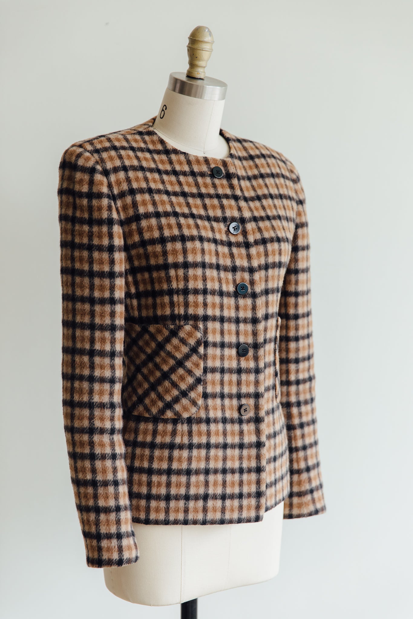 Bill Blass Plaid Jacket