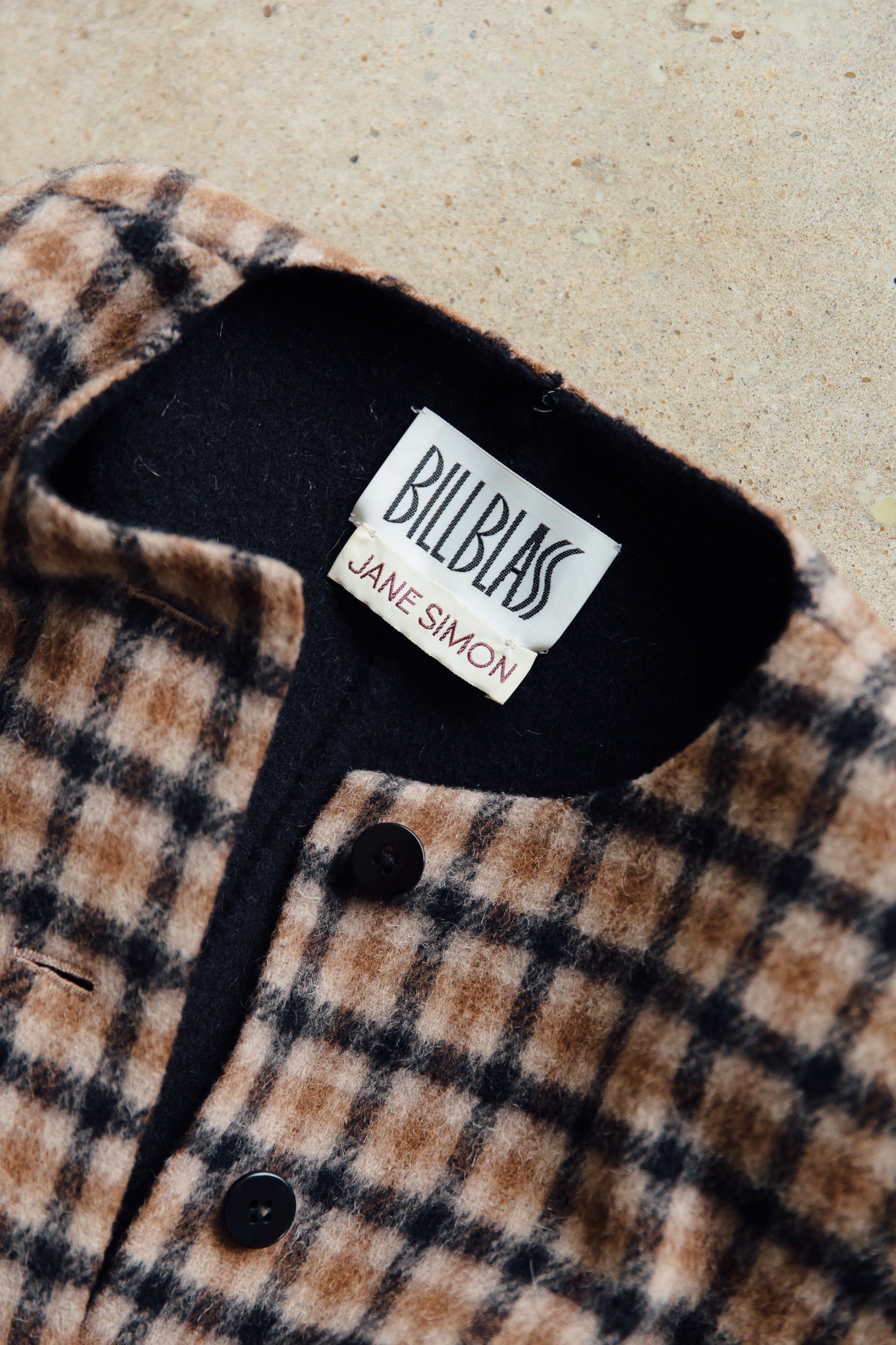 Bill Blass Plaid Jacket