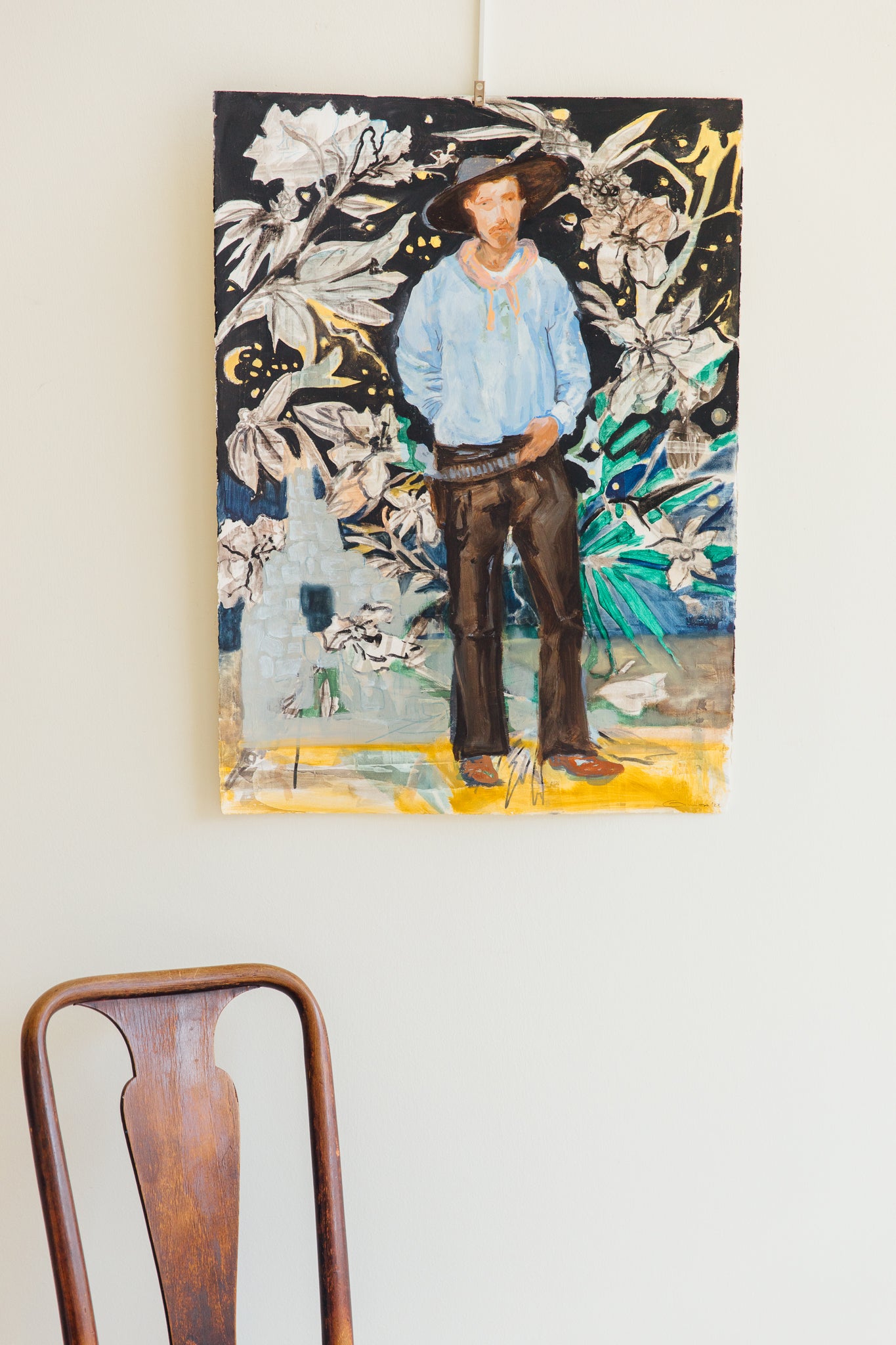 Justin Giunta "Cowboy Standing on Ruin"