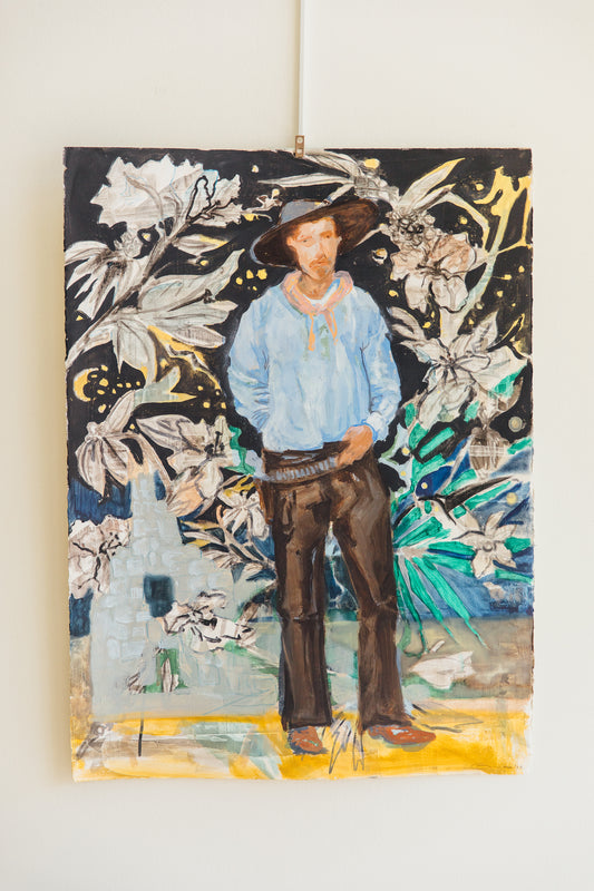 Justin Giunta "Cowboy Standing on Ruin"