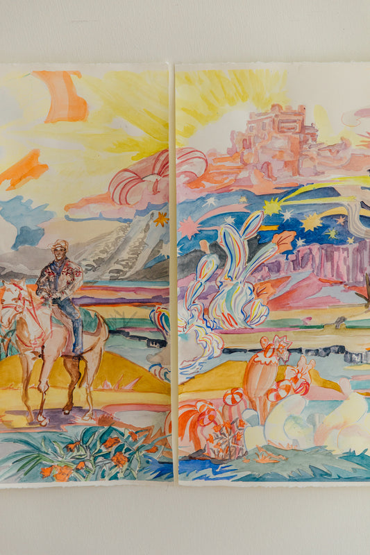 Justin Giunta "Western Expanse Diptych"