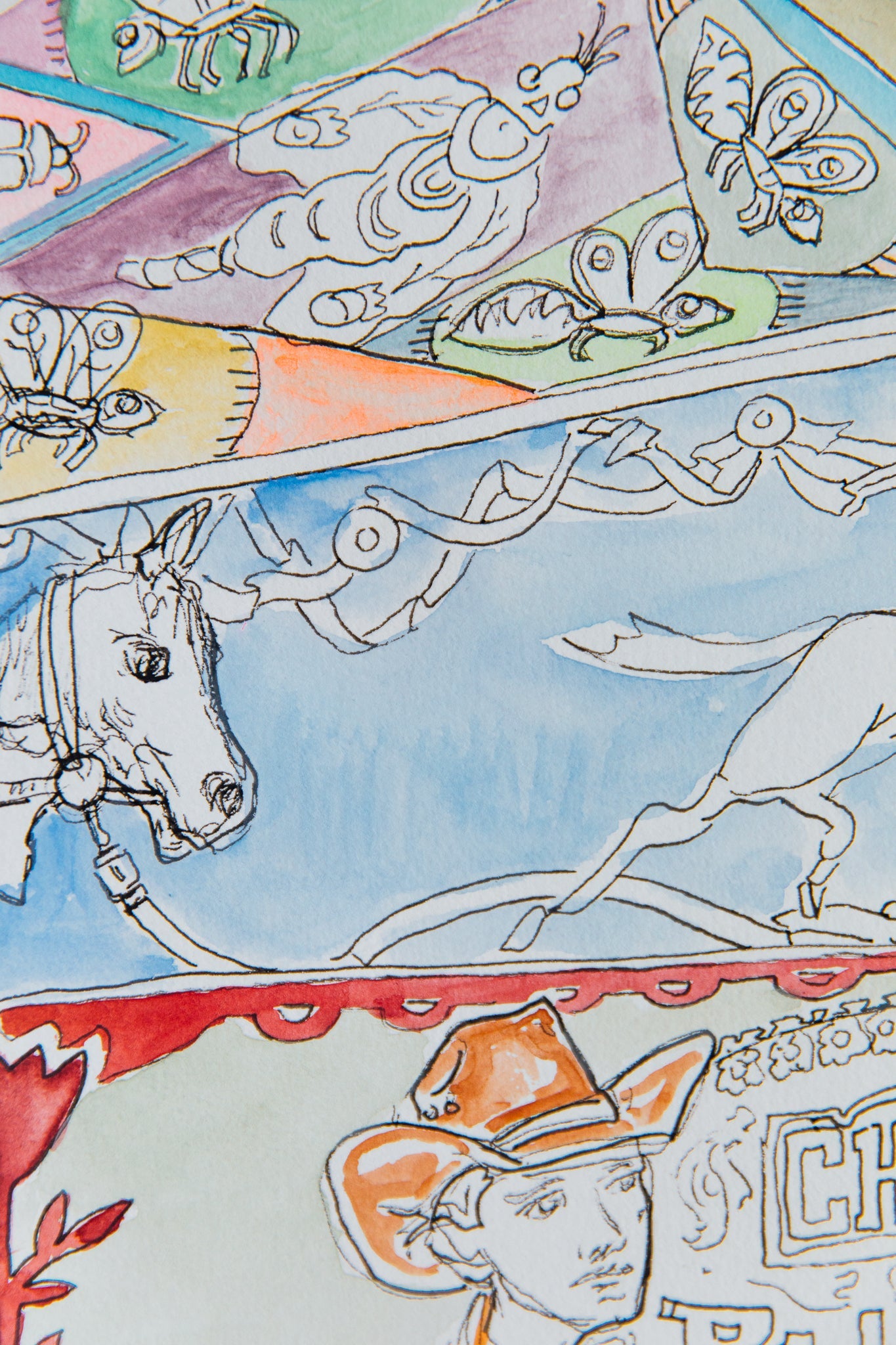Justin Giunta Cowboy Compositions- Assorted Watercolors
