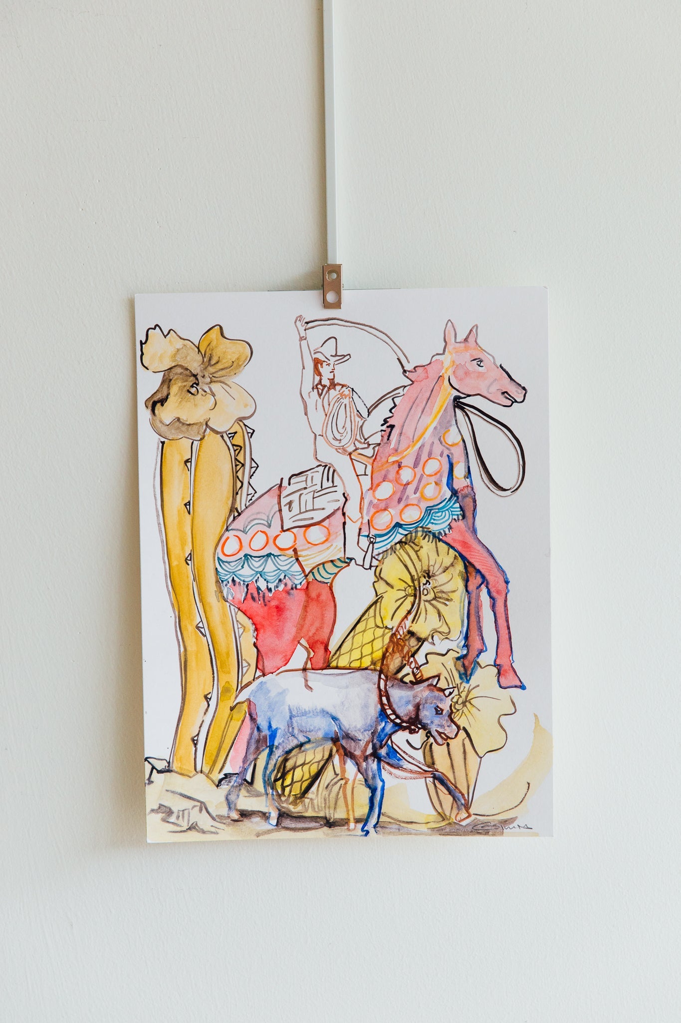 Justin Giunta Cowboy Compositions- Assorted Watercolors