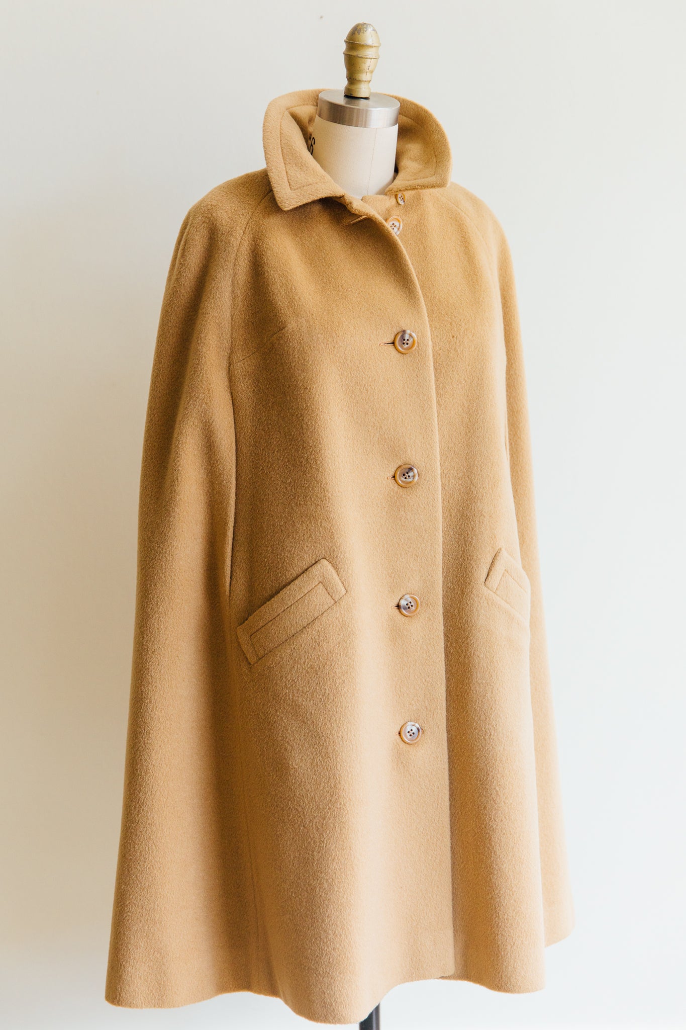 Leslie Shoppe Camel Cape