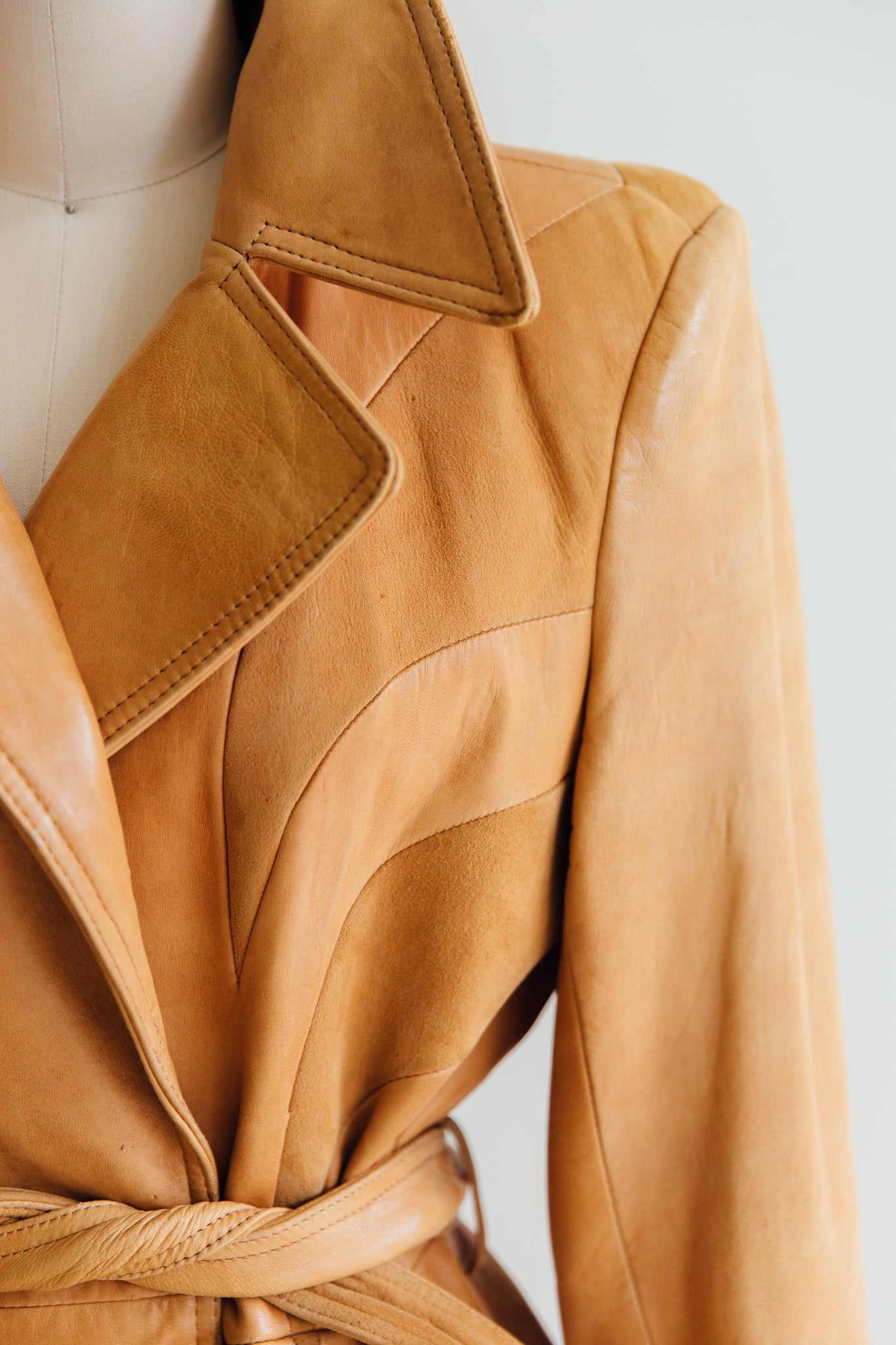 Country Pacer Brown Leather Coat