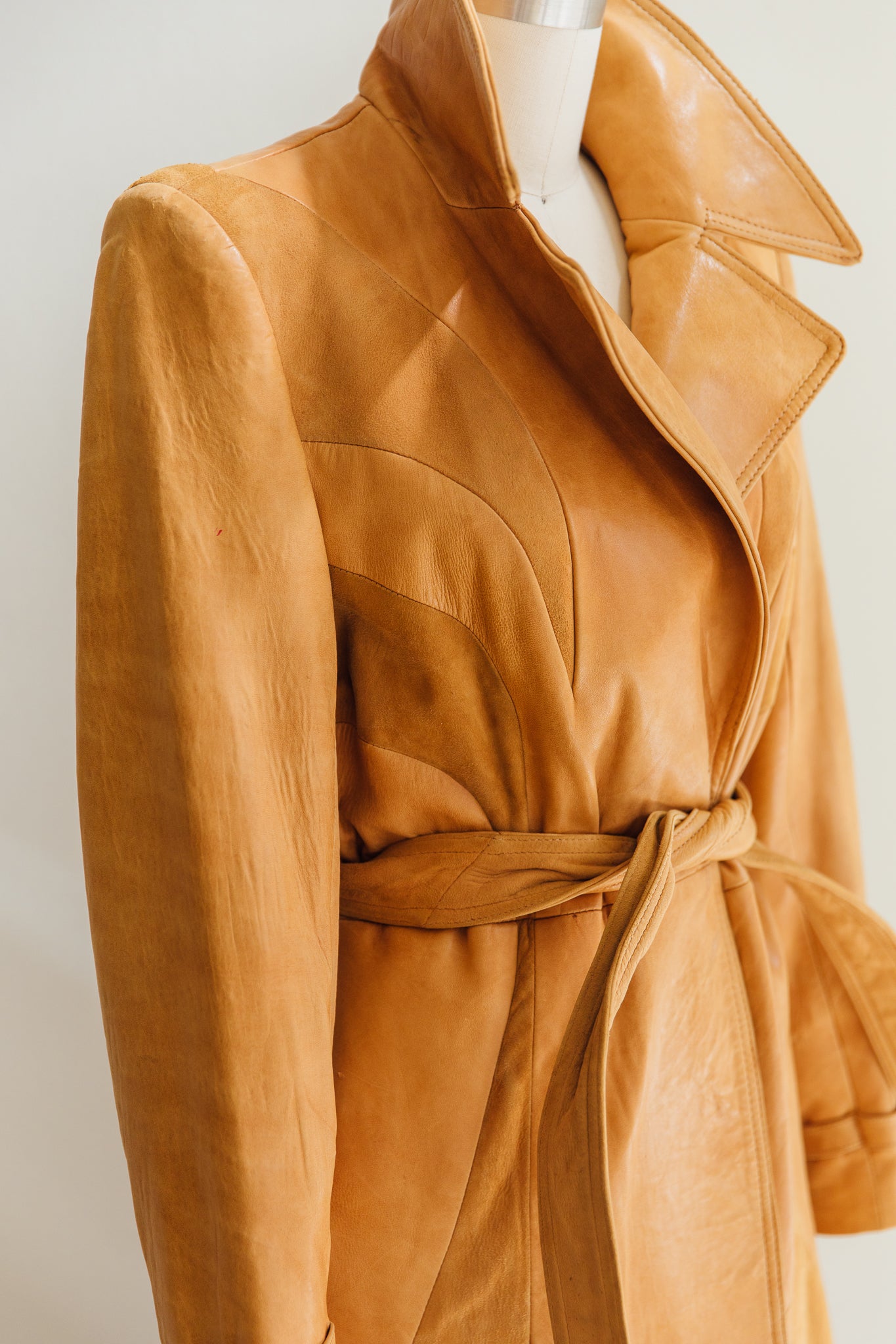 Country Pacer Brown Leather Coat