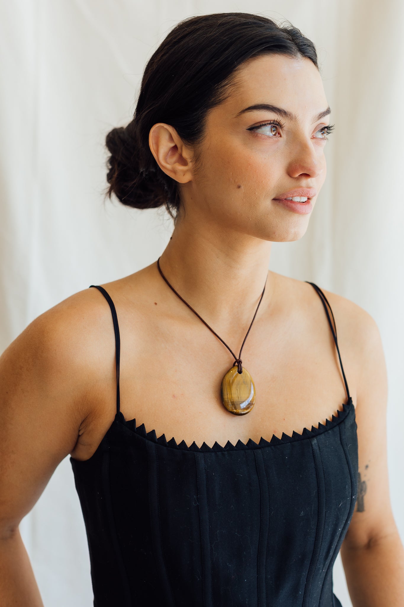 Matthew Swope Tiger's Eye Necklace