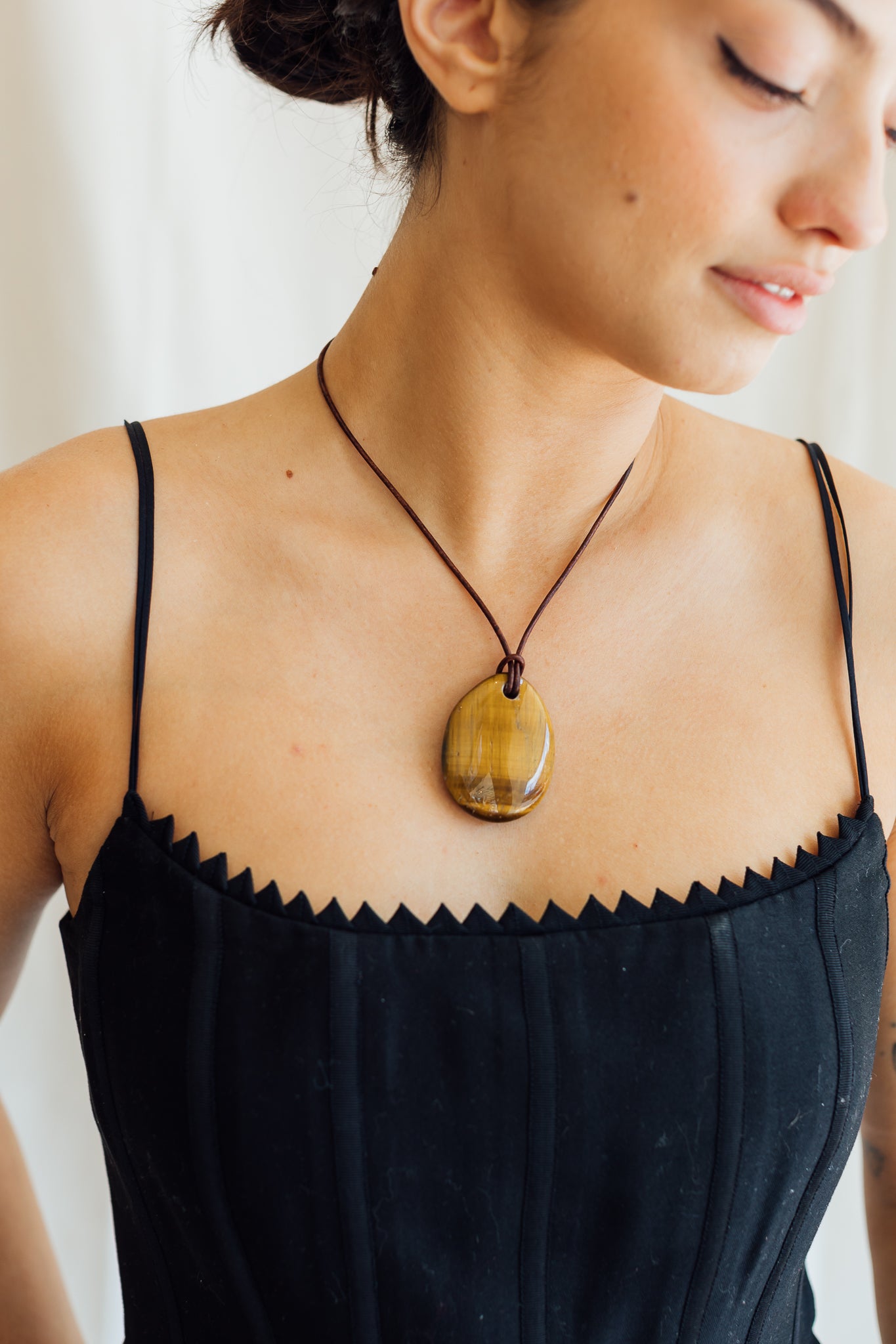 Matthew Swope Tiger's Eye Necklace