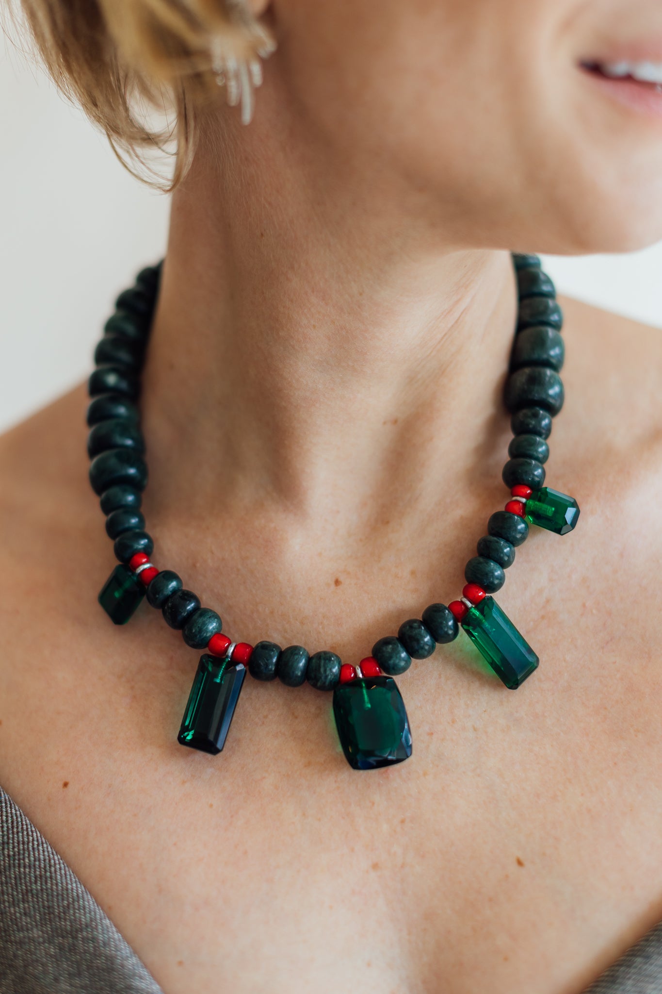 Matthew Swope Columbian Jade Necklace