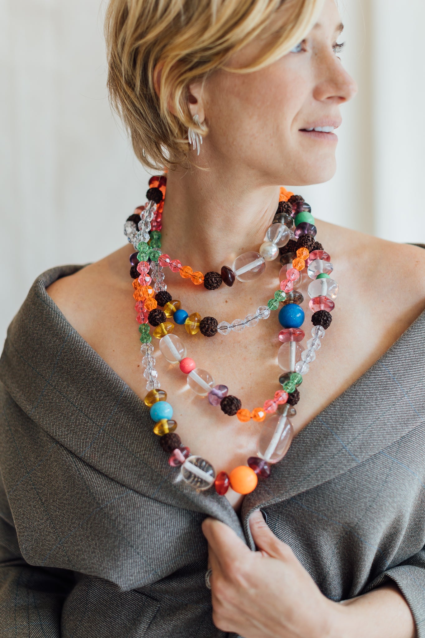 Matthew Swope Mixed Vintage Bead Necklace