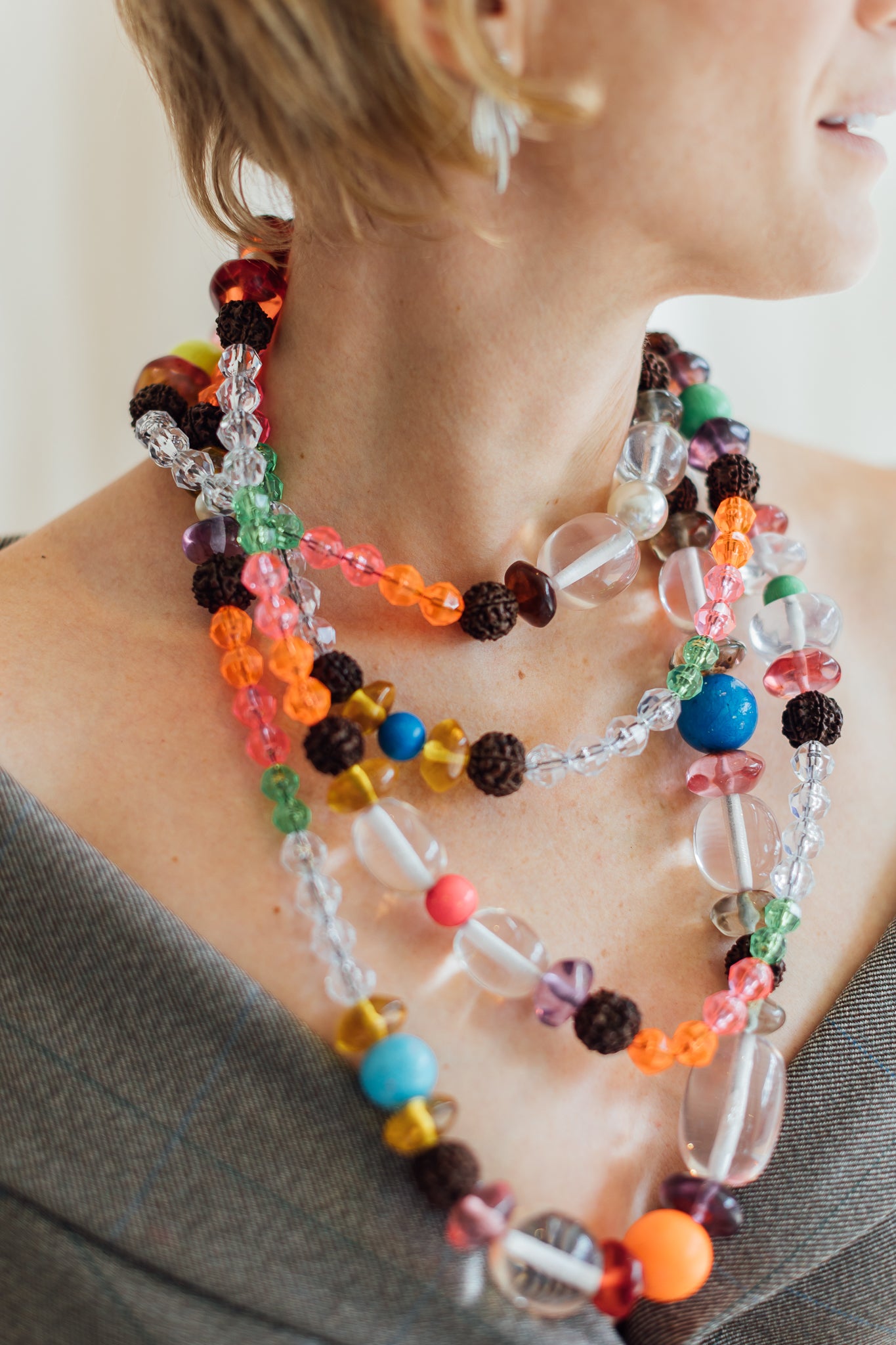 Matthew Swope Mixed Vintage Bead Necklace