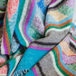 Vintage South American Wool Blanket - 72" x 88"