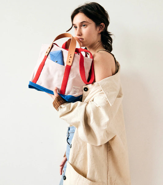 Immodest Cotton Lunch Tote - Sky