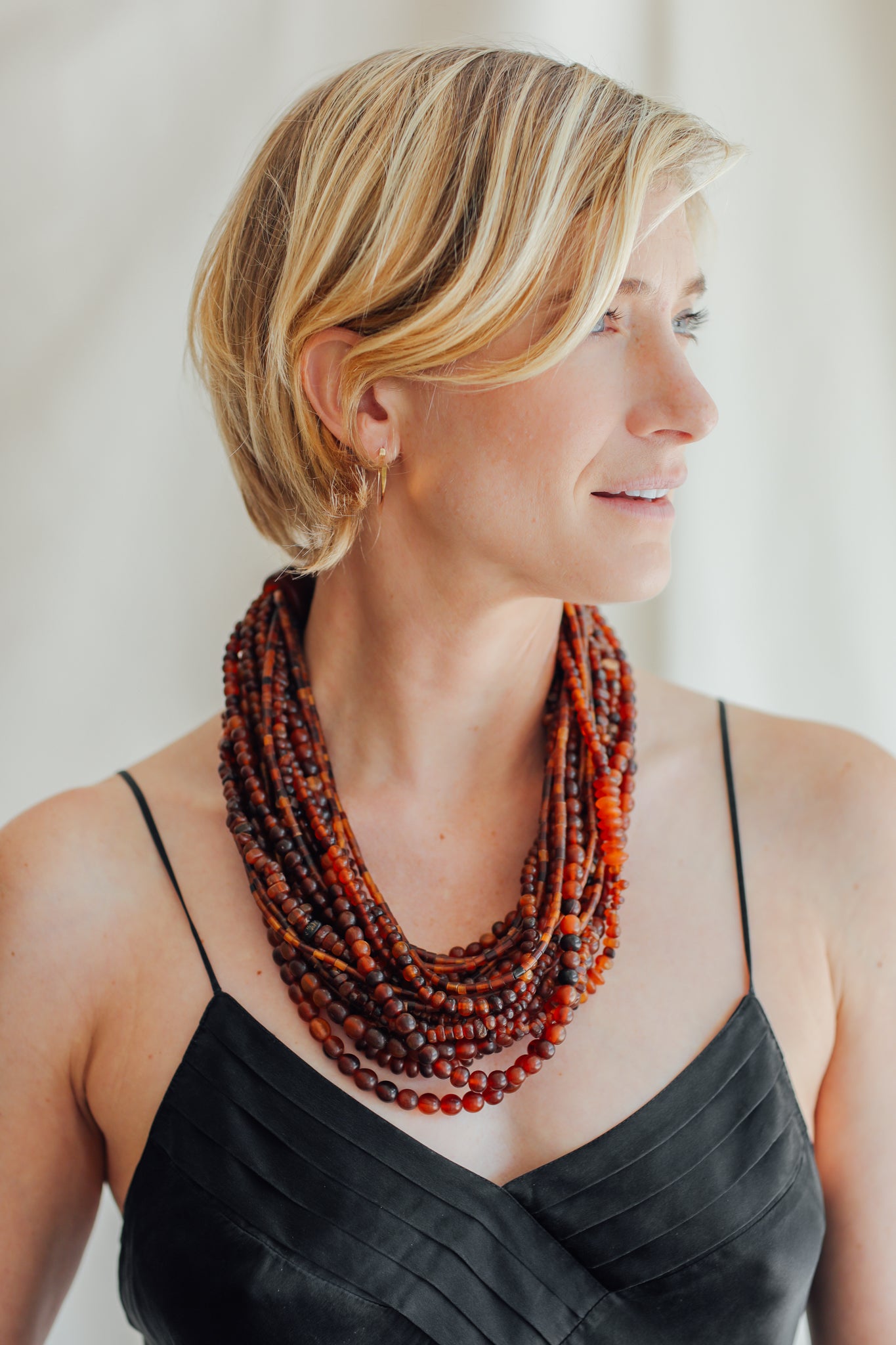 Parvati Beaded Bib Necklace