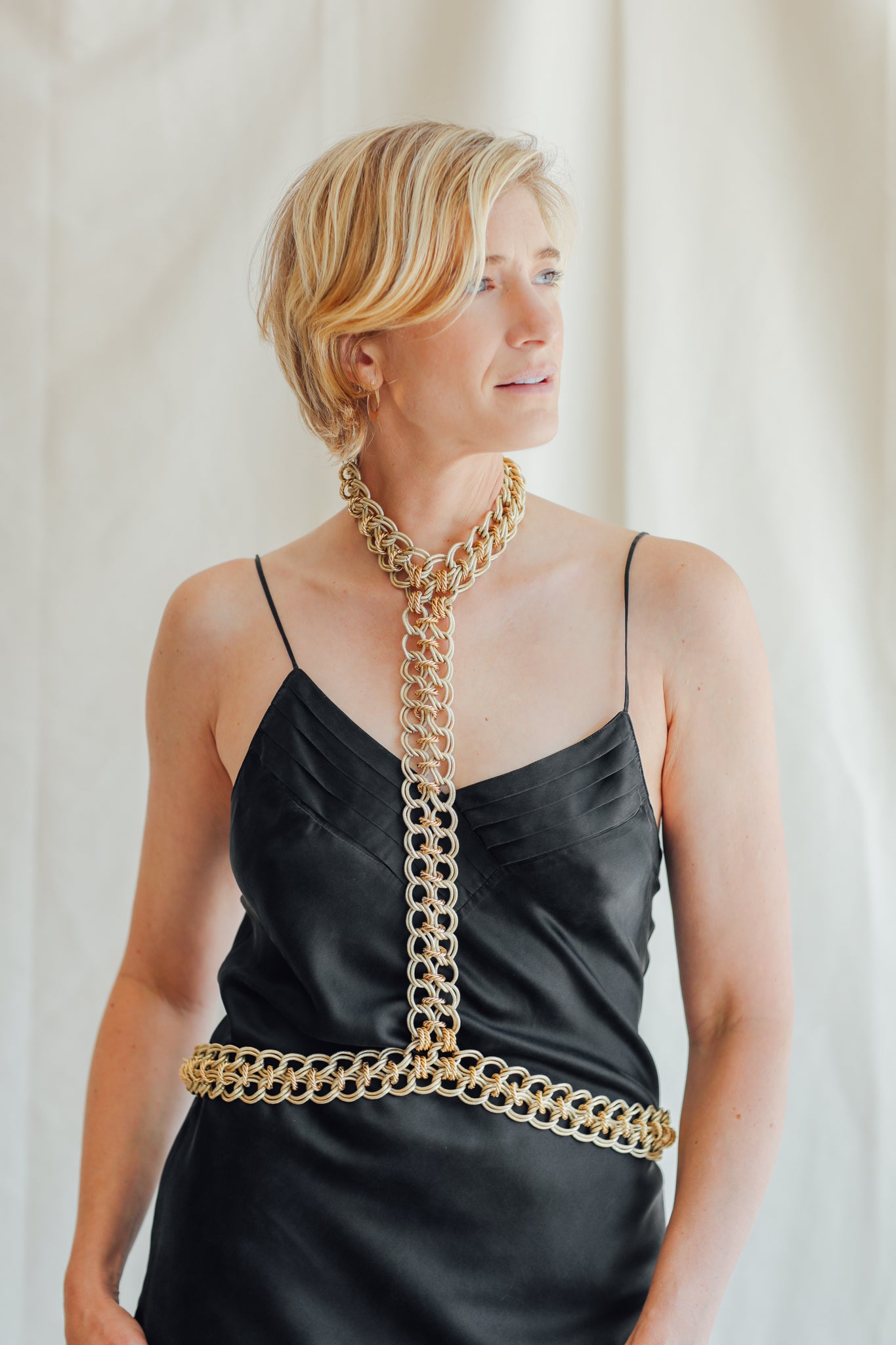 Vintage Gold Torso Chain