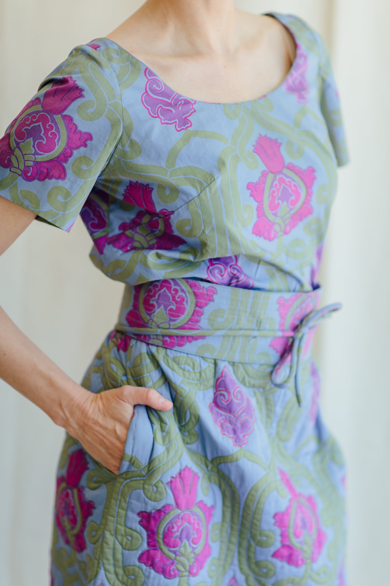 Mai Tai Purple Skirt Set
