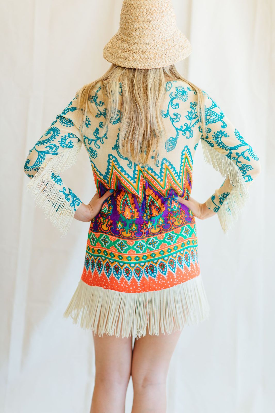 70s Victor Bijou Fringe Tunic