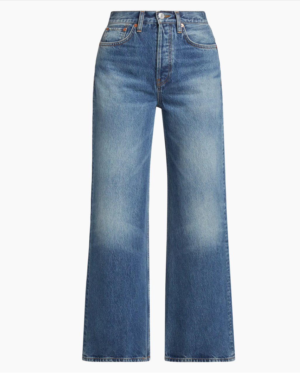 RE/DONE Denim High Rise Wide Leg Speedway