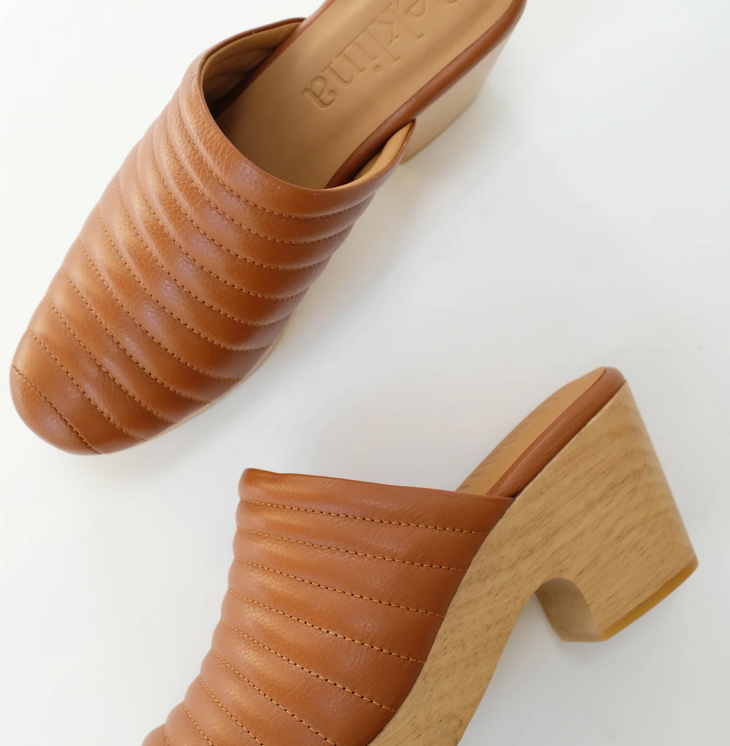 Beklina Ribbed Clog Cocoa