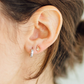 Studio Verus Diamond and Silver Hoop Earrings