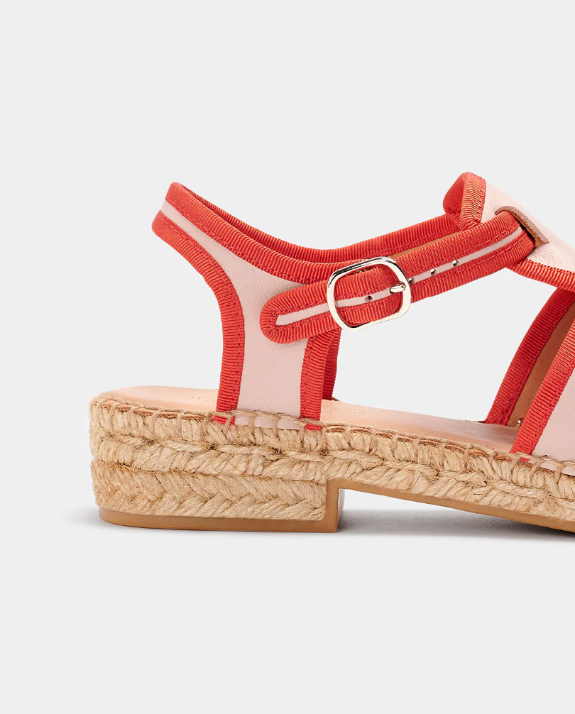 Naguisa Sativa Espadrille - Pink/Red