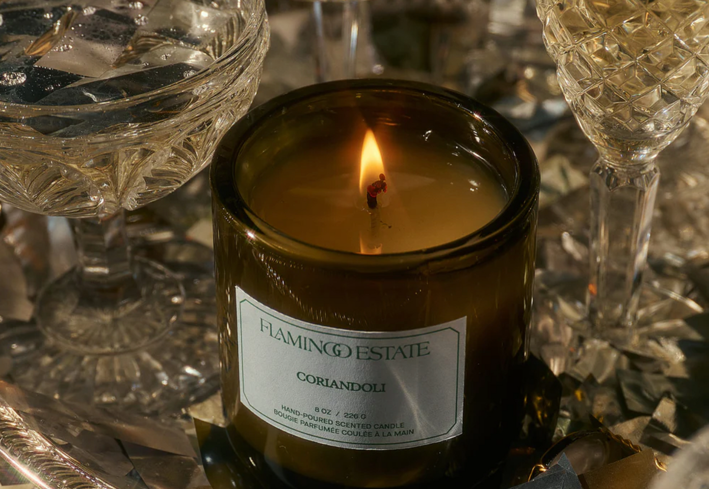 Flamingo Estate Coriandoli Candle