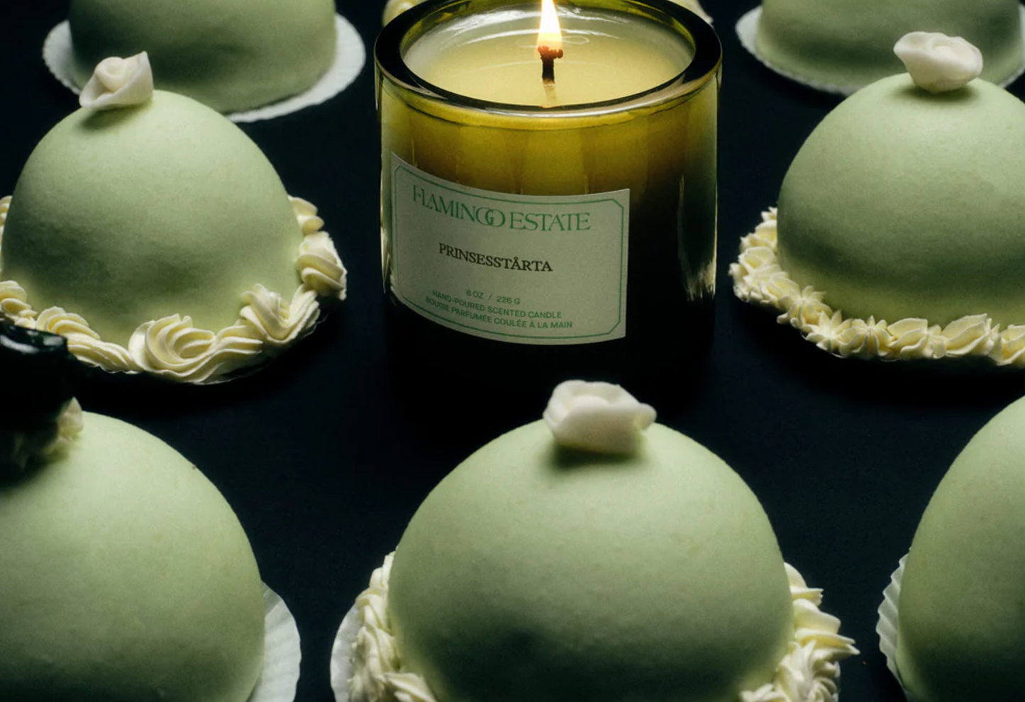 Flamingo Estate Princesstårta Candle