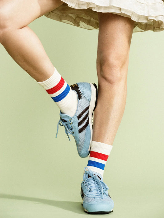 Hansel From Basel Varsity Sporty Crew - White