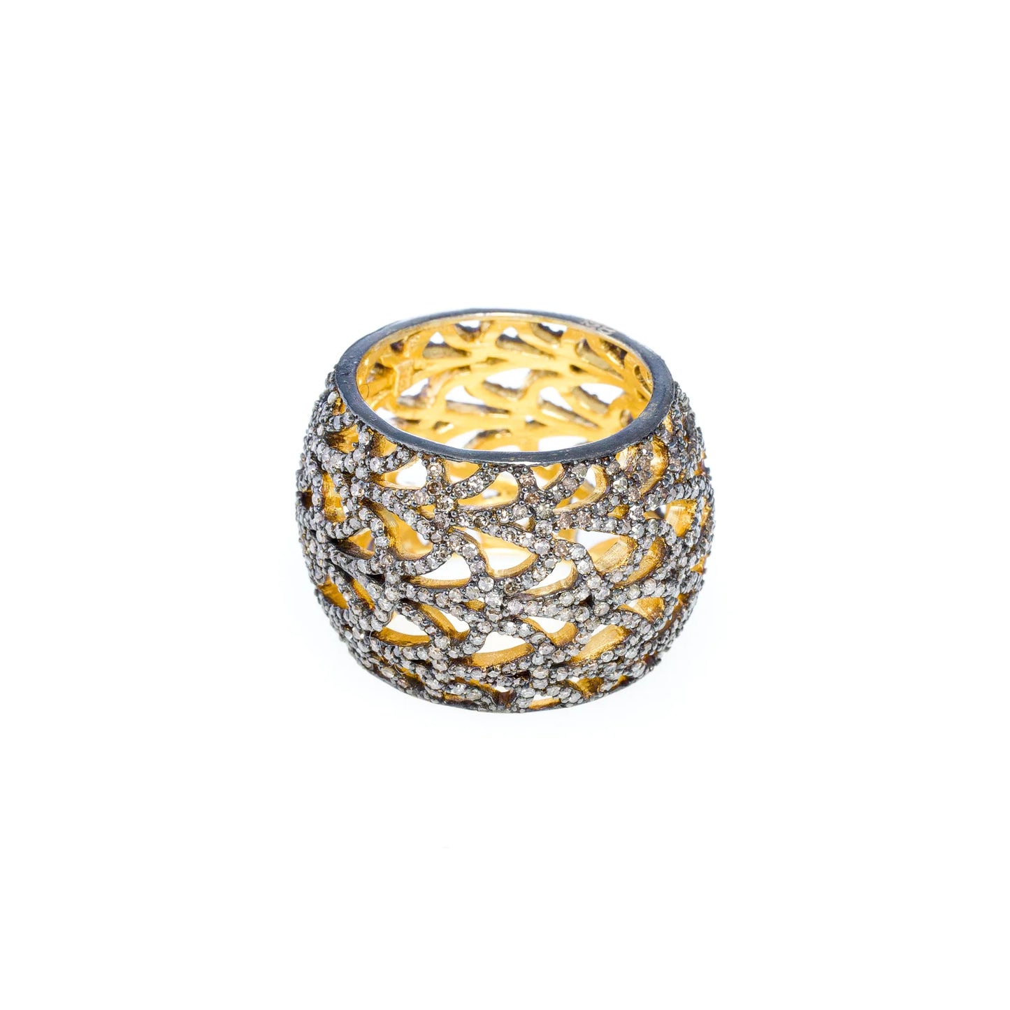 Modern Moghul Diamond Ring