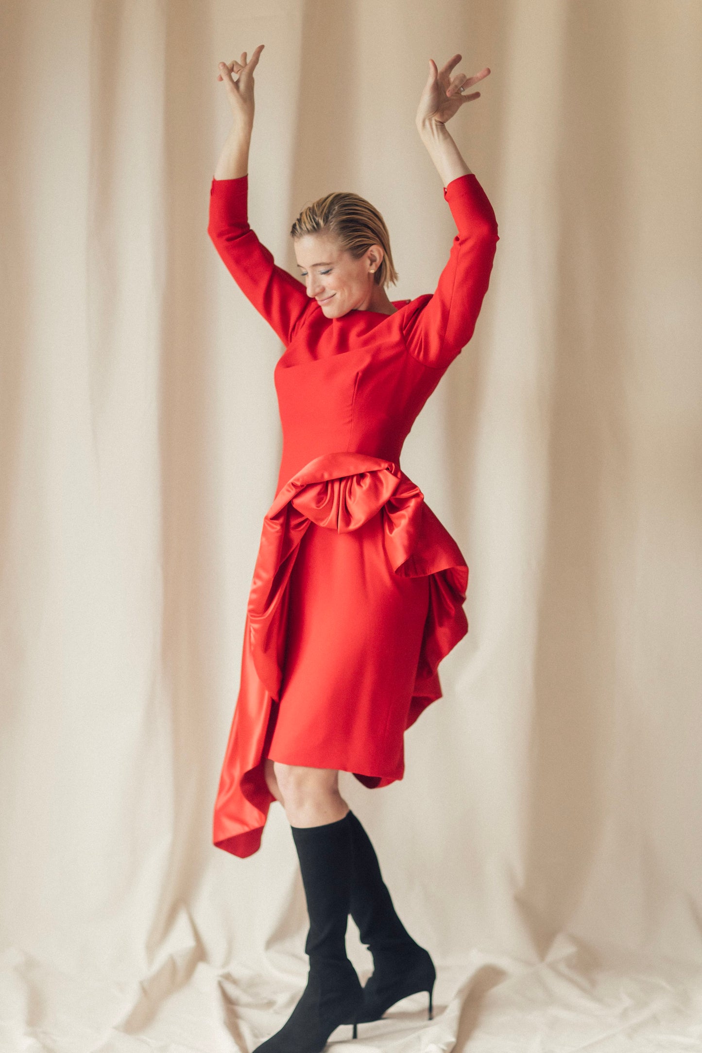 Red Red Rose Dress by Morton Myles