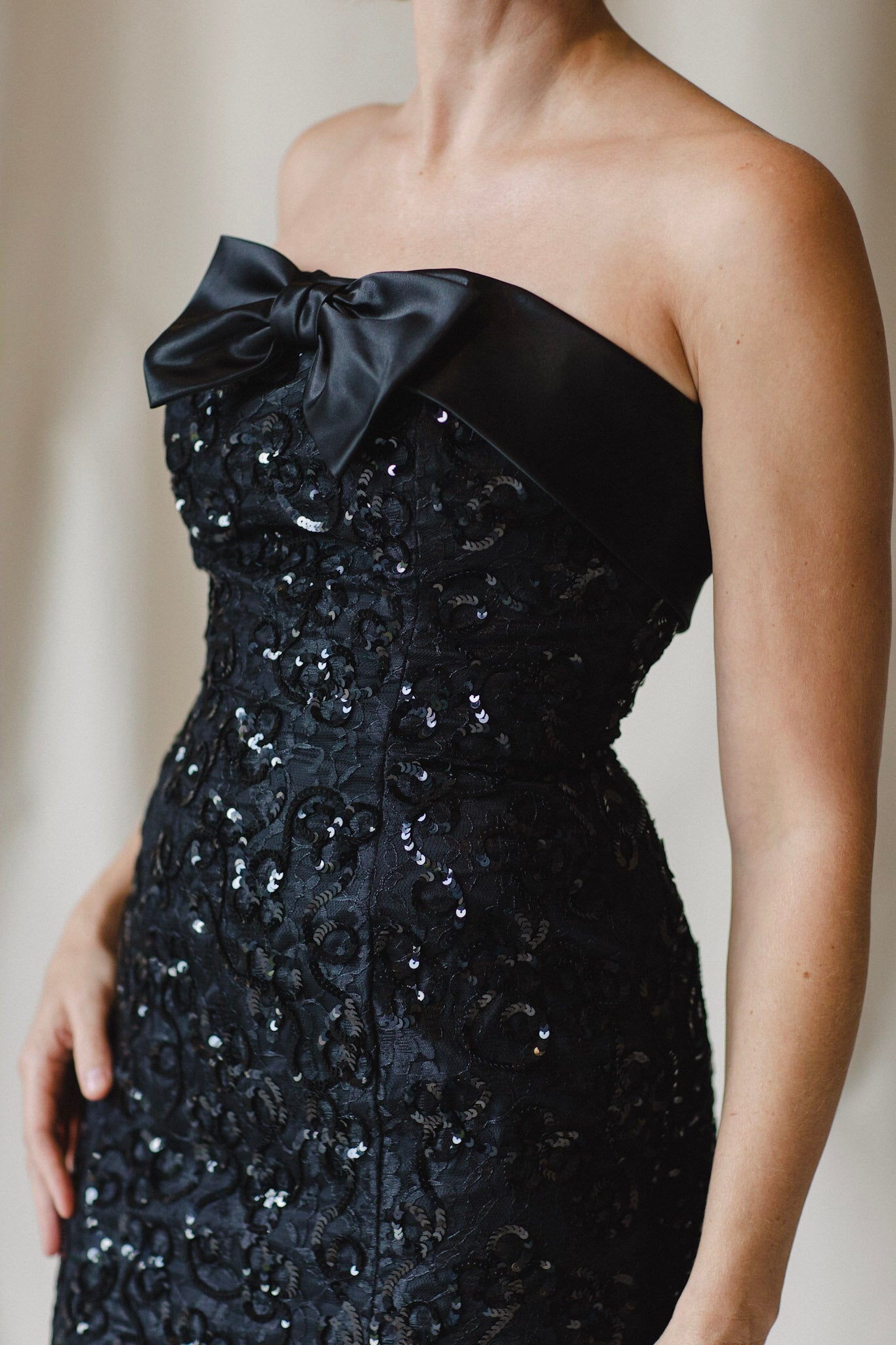 Mike Benet Royale Sequined Gown