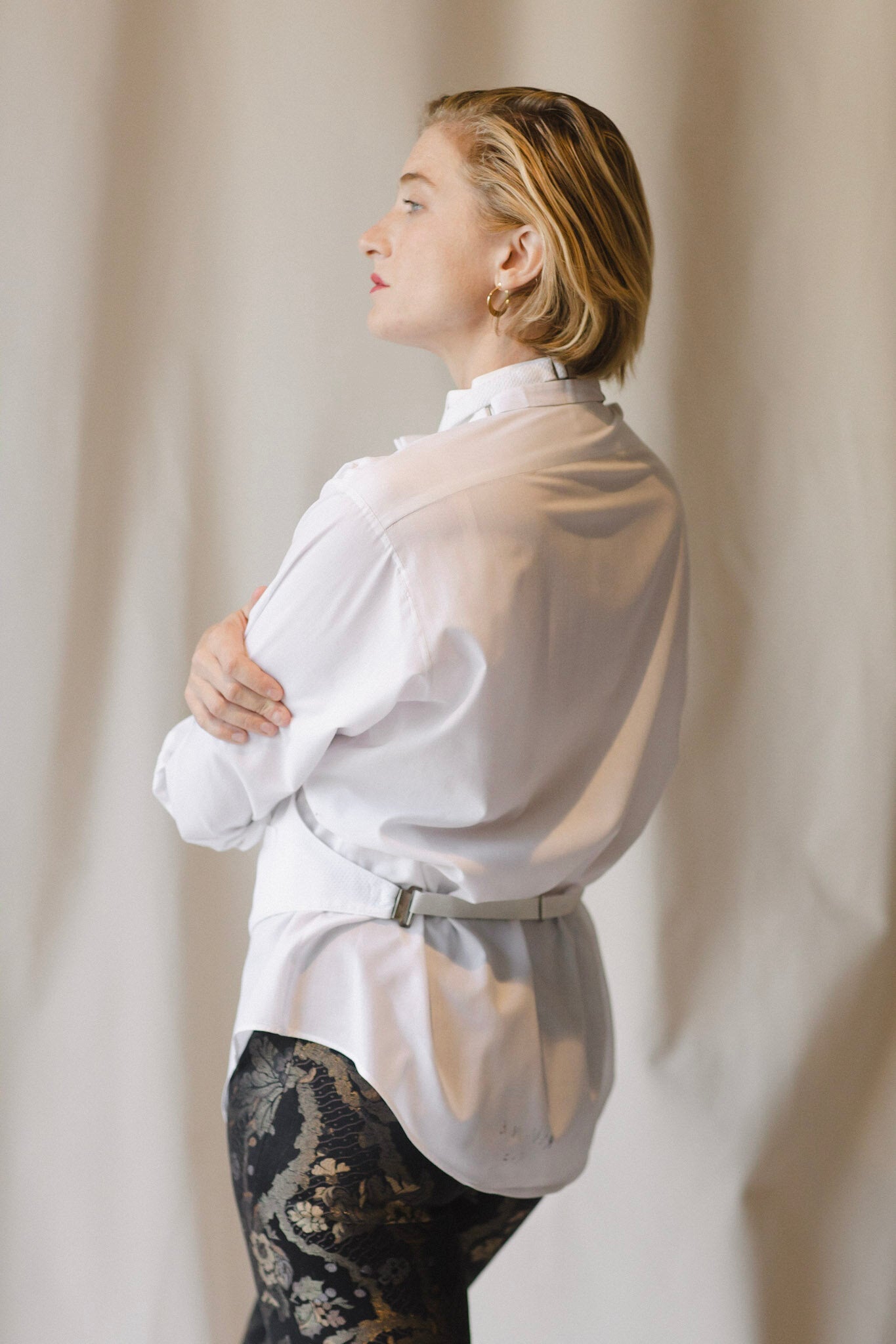 Pique Tuxedo Shirt Set