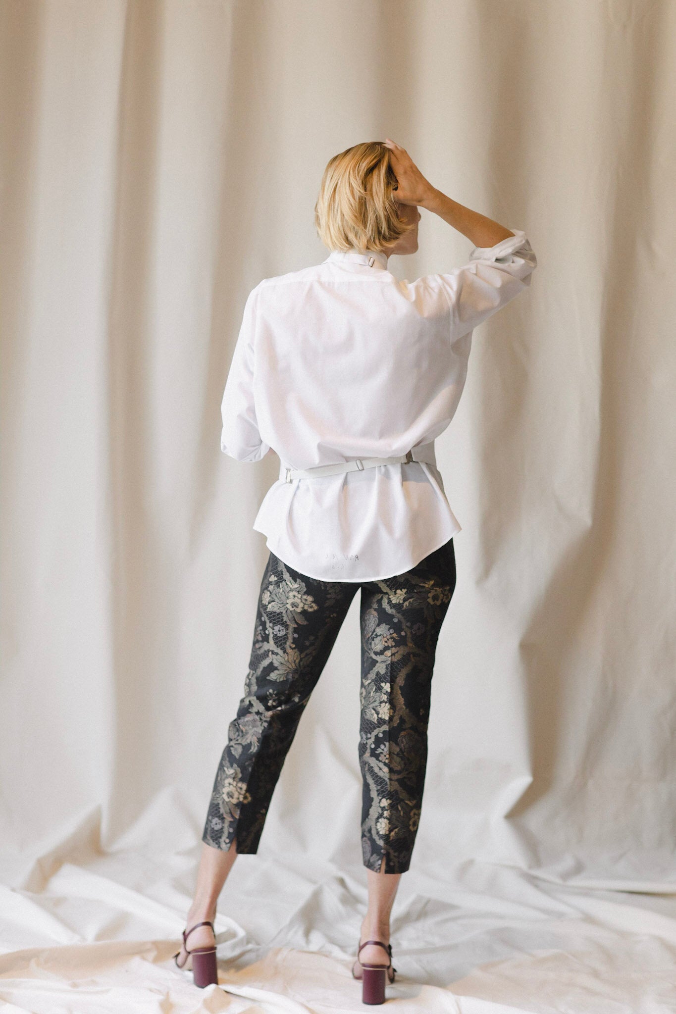 Pique Tuxedo Shirt Set