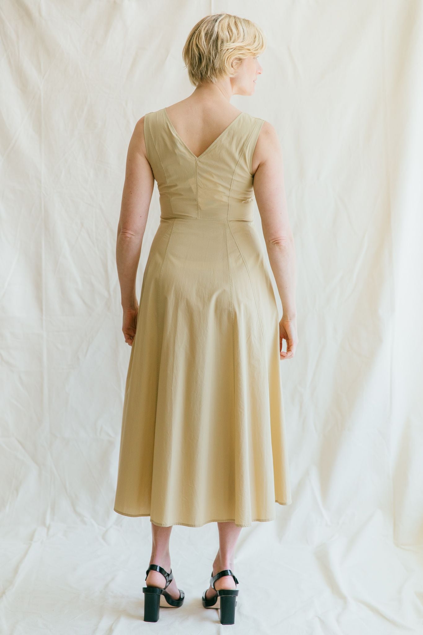 ottod'Ame Papertouch Lace Up Dress