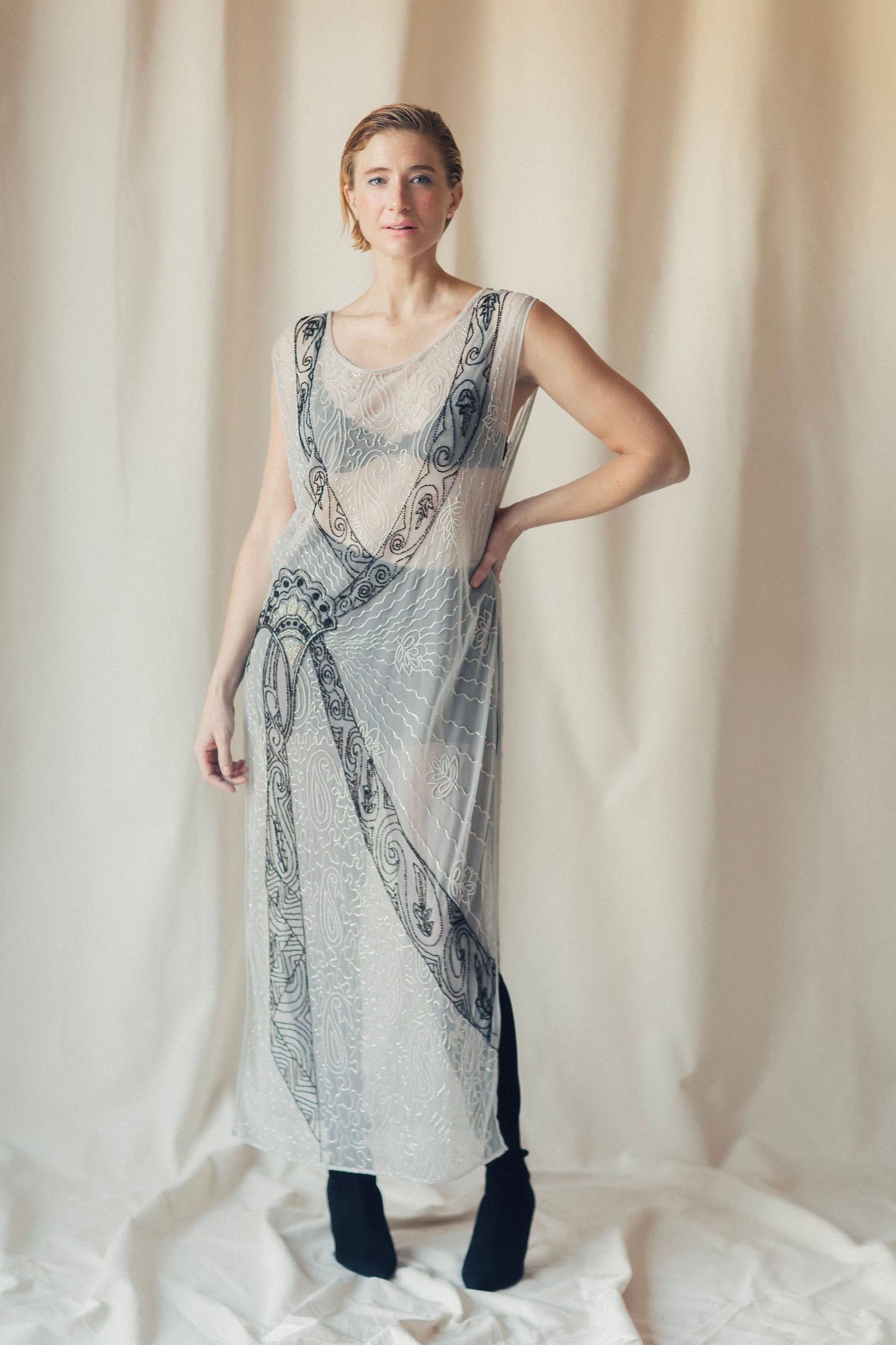 Tallulah Art Deco Beaded Tunic