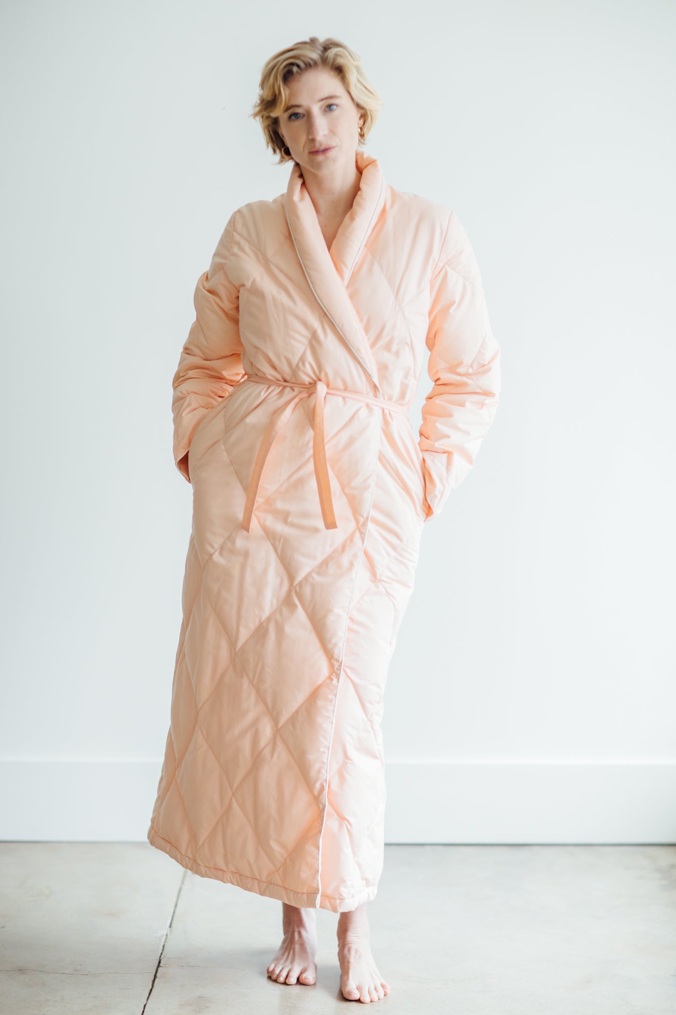 Warm Things Peach Goose Down Coat