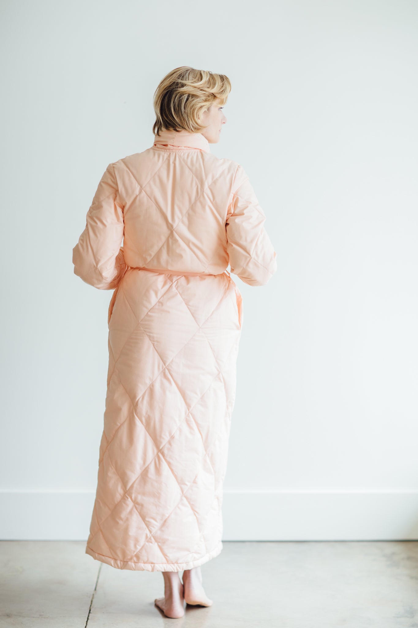 Warm Things Peach Goose Down Coat
