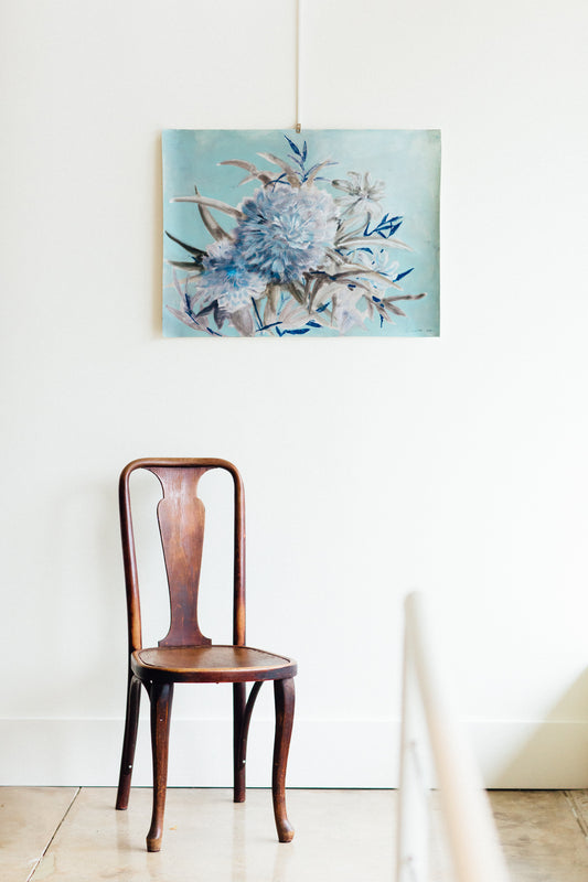 Justin Giunta "Chrysanthemum in Blue"