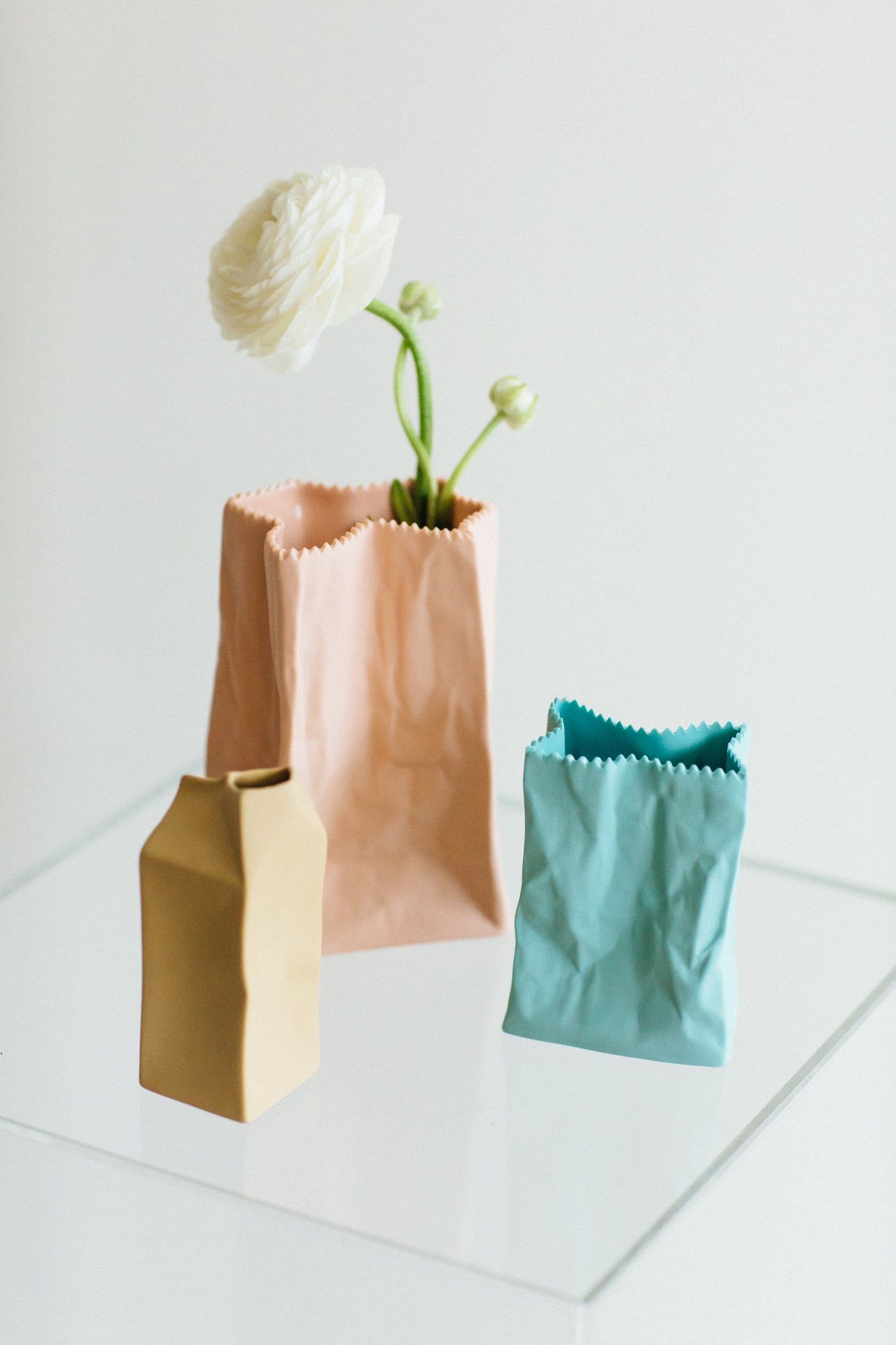 Paper Bag Vase by Tapio Wirkkala