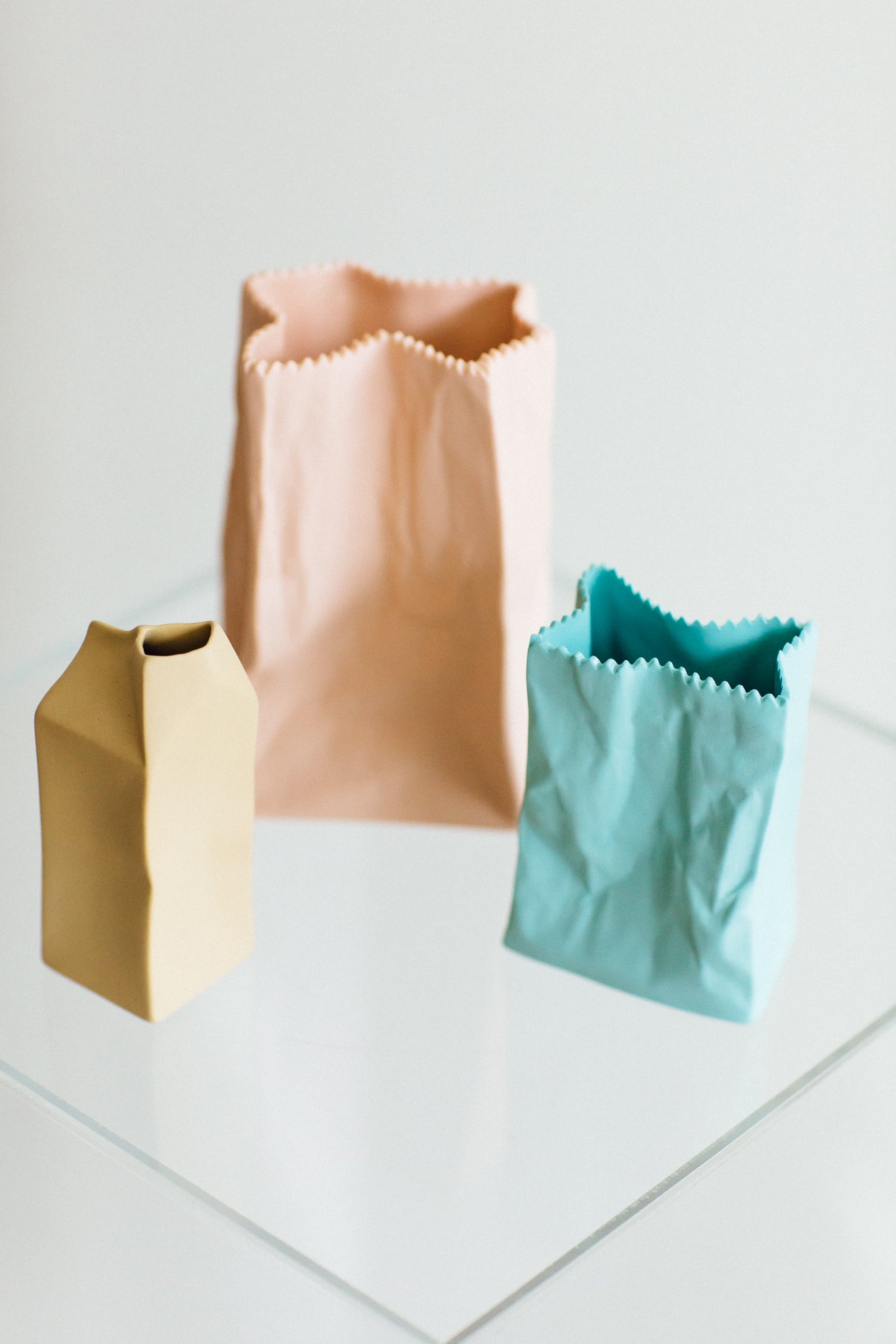 Paper Bag Vase by Tapio Wirkkala