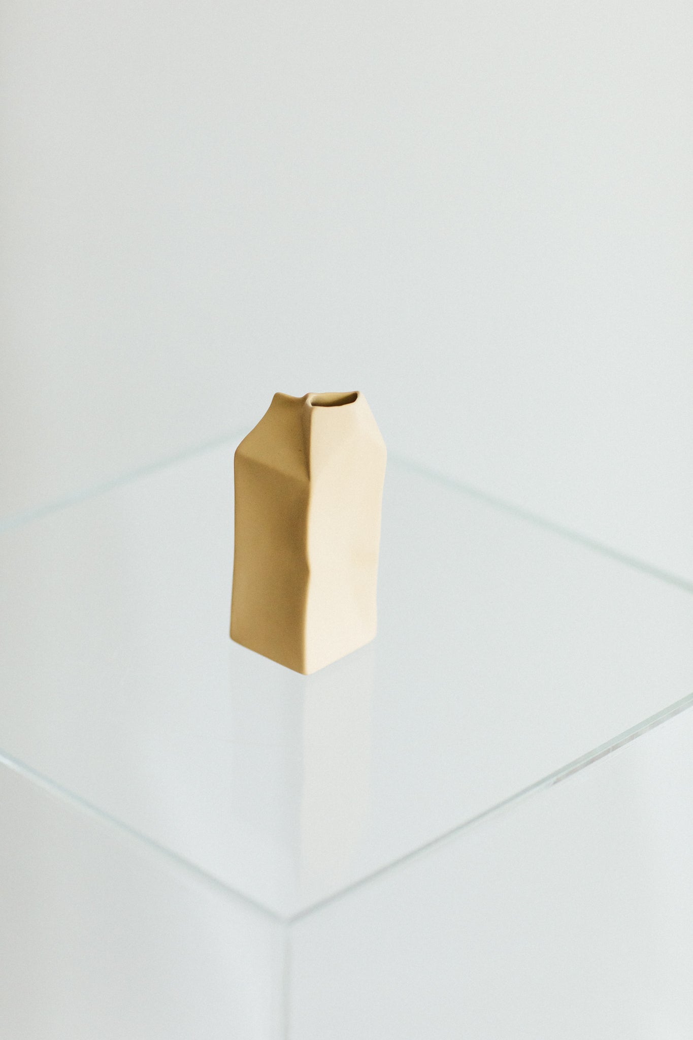 Milk Carton Bud Vase